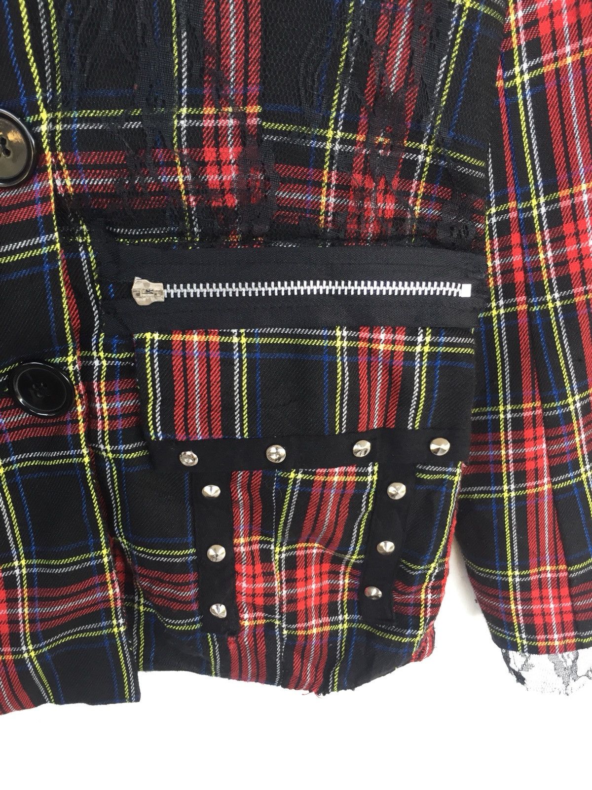 A.F.F.A. 🇯🇵 Bondage With Cross Print Band Name Punk Jacket Size US S / EU 44-46 / 1 - 8 Thumbnail
