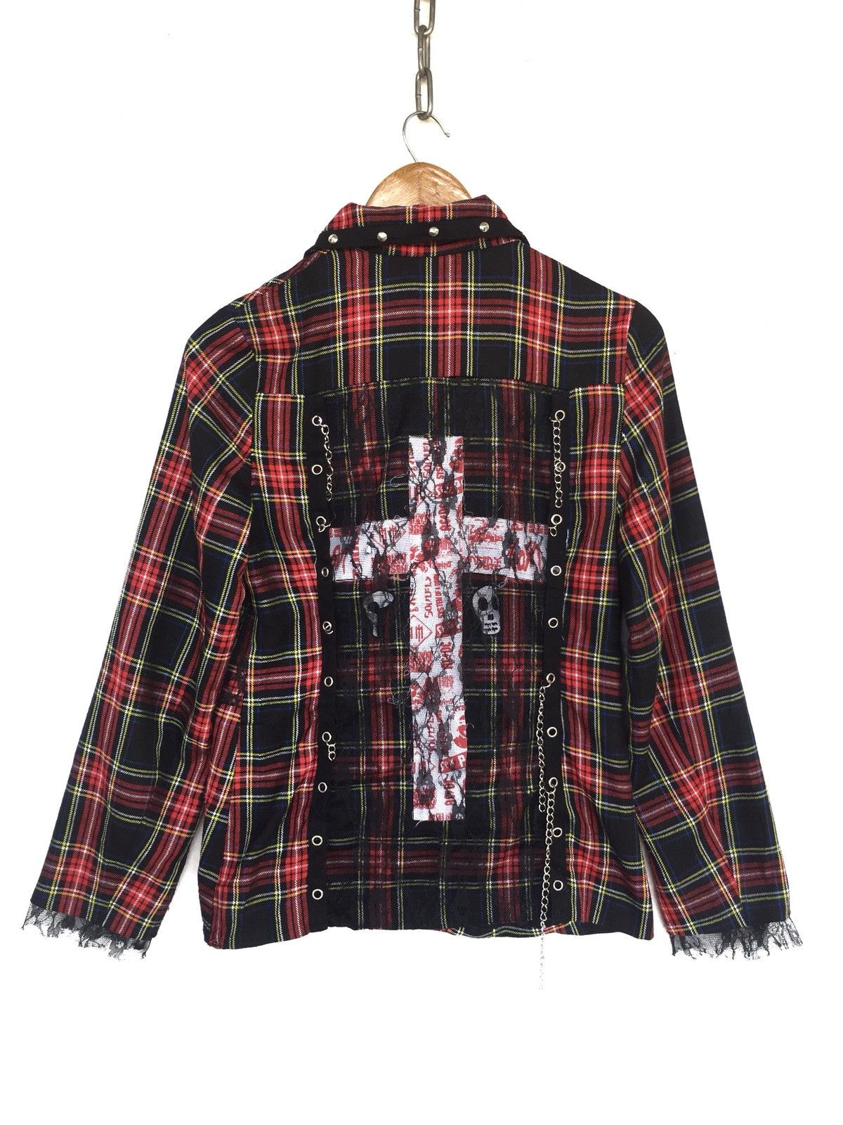 A.F.F.A. 🇯🇵 Bondage With Cross Print Band Name Punk Jacket Size US S / EU 44-46 / 1 - 2 Thumbnail