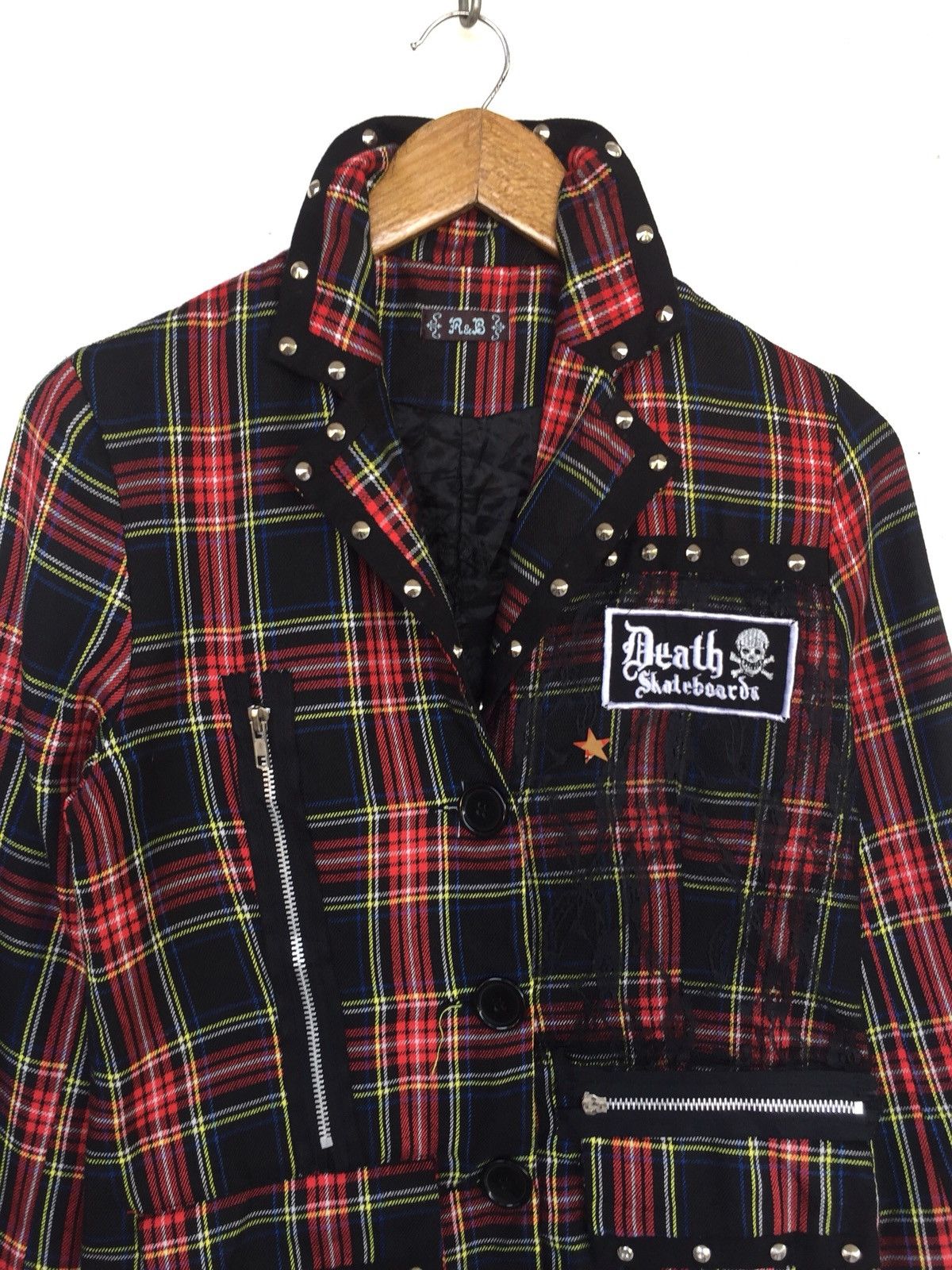 A.F.F.A. 🇯🇵 Bondage With Cross Print Band Name Punk Jacket Size US S / EU 44-46 / 1 - 3 Thumbnail