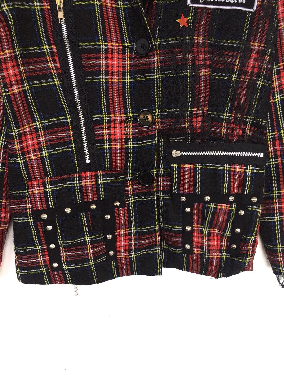 A.F.F.A. 🇯🇵 Bondage With Cross Print Band Name Punk Jacket Size US S / EU 44-46 / 1 - 4 Thumbnail