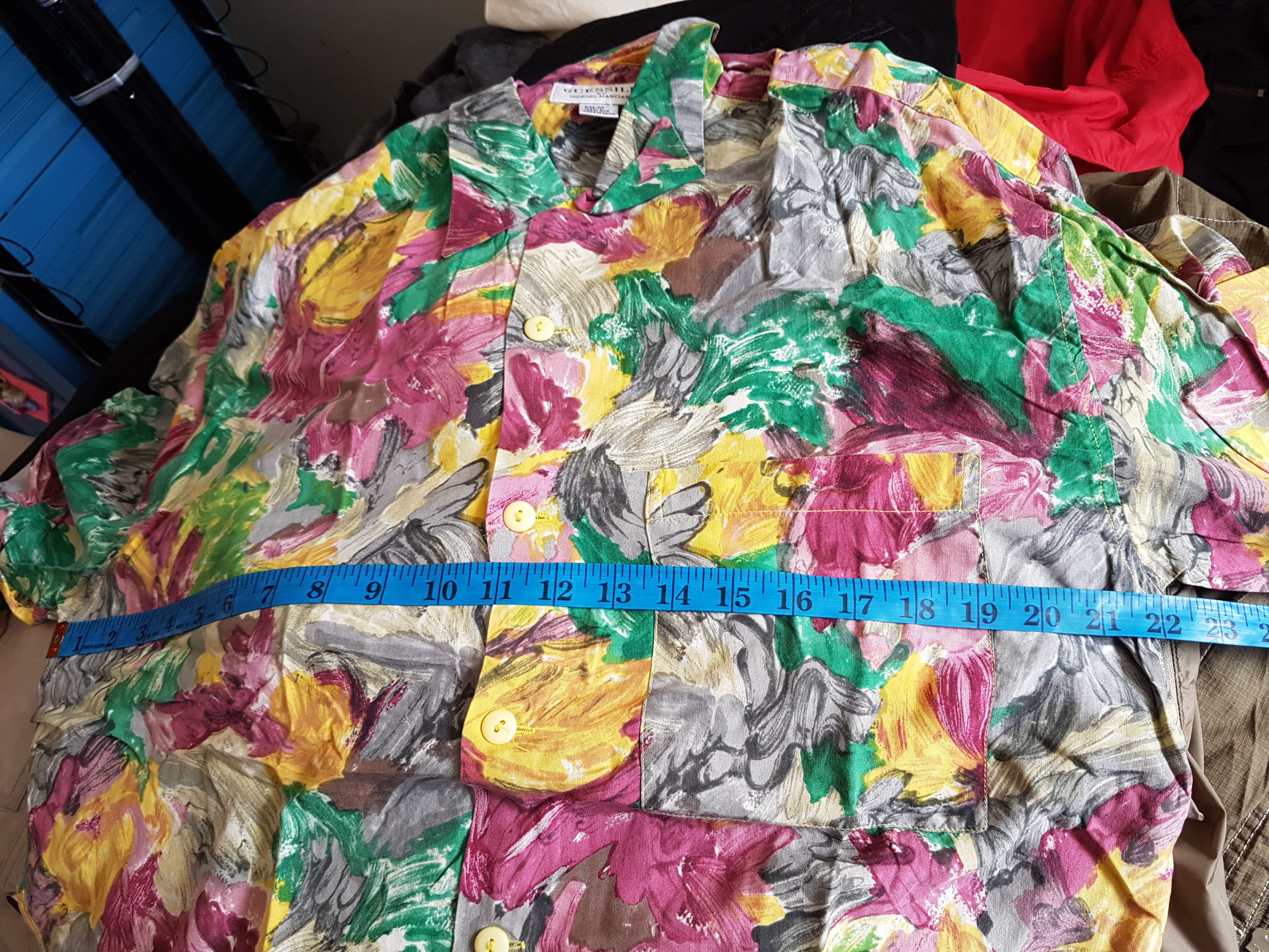 Guess Fit S to M, Vintage Guess Silk Shirt Size US M / EU 48-50 / 2 - 8 Thumbnail