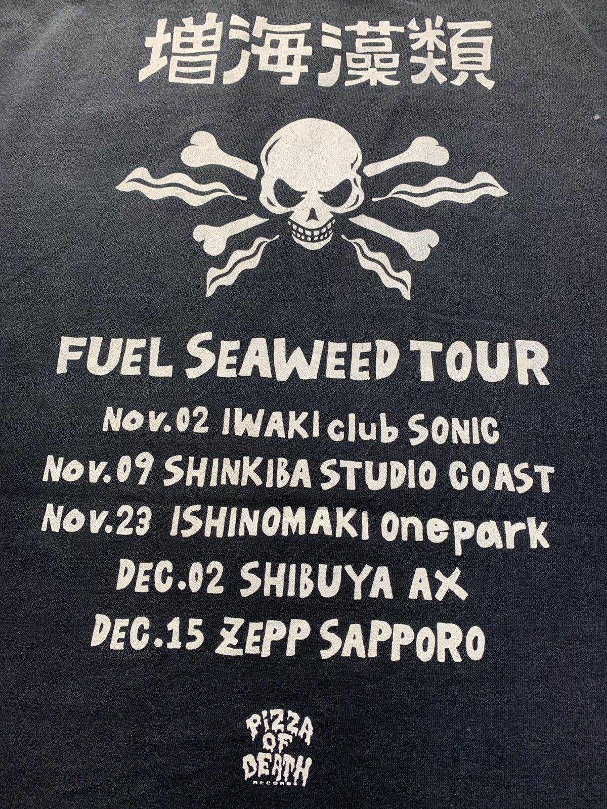 Anvil Pizza Of Death Ken Yokohama Fuel Seaweed Tour Tee Size US L / EU 52-54 / 3 - 6 Thumbnail