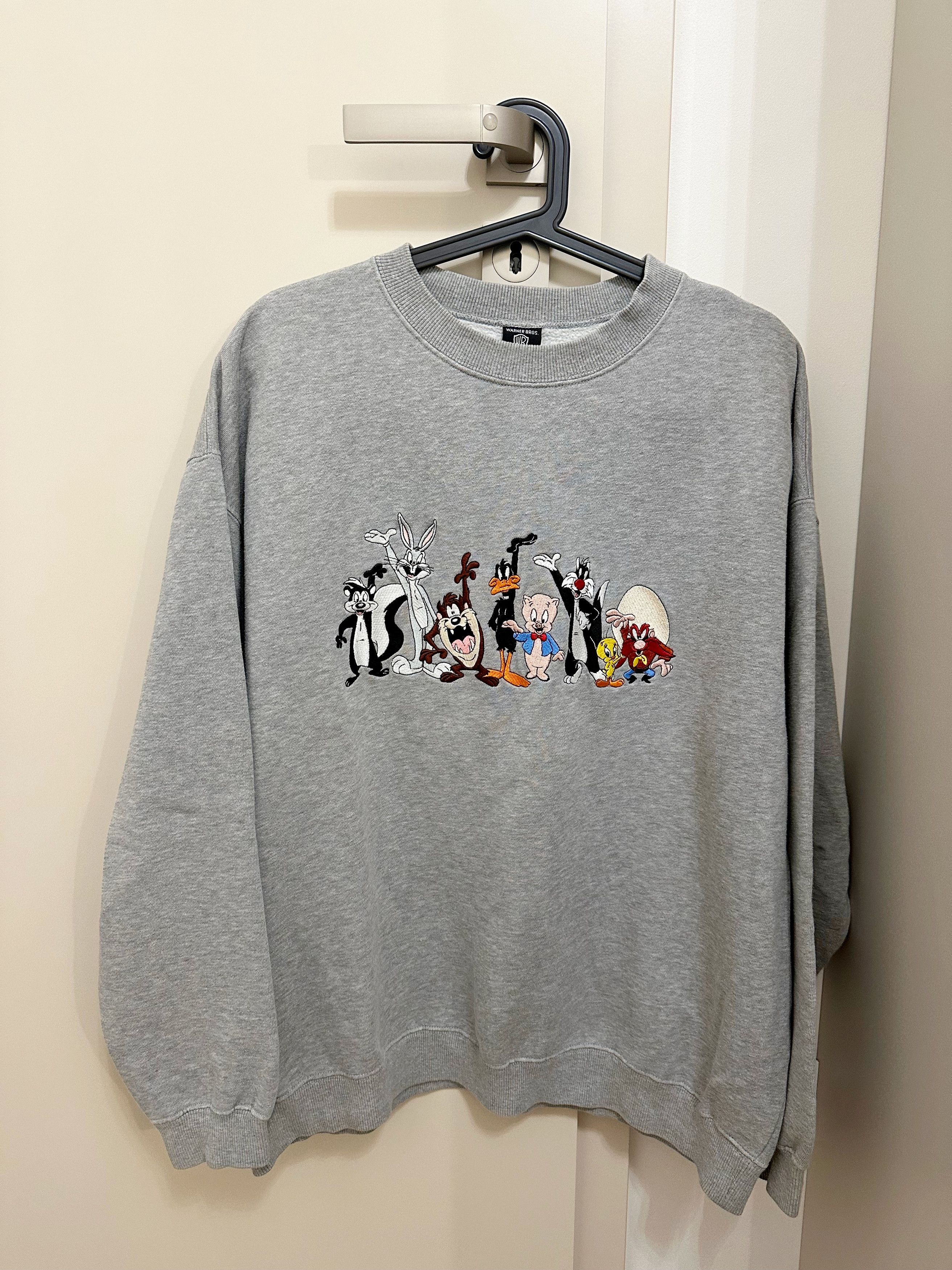 Vintage 90s Warner Bros 1997 Looney Tunes Sweatshirt L