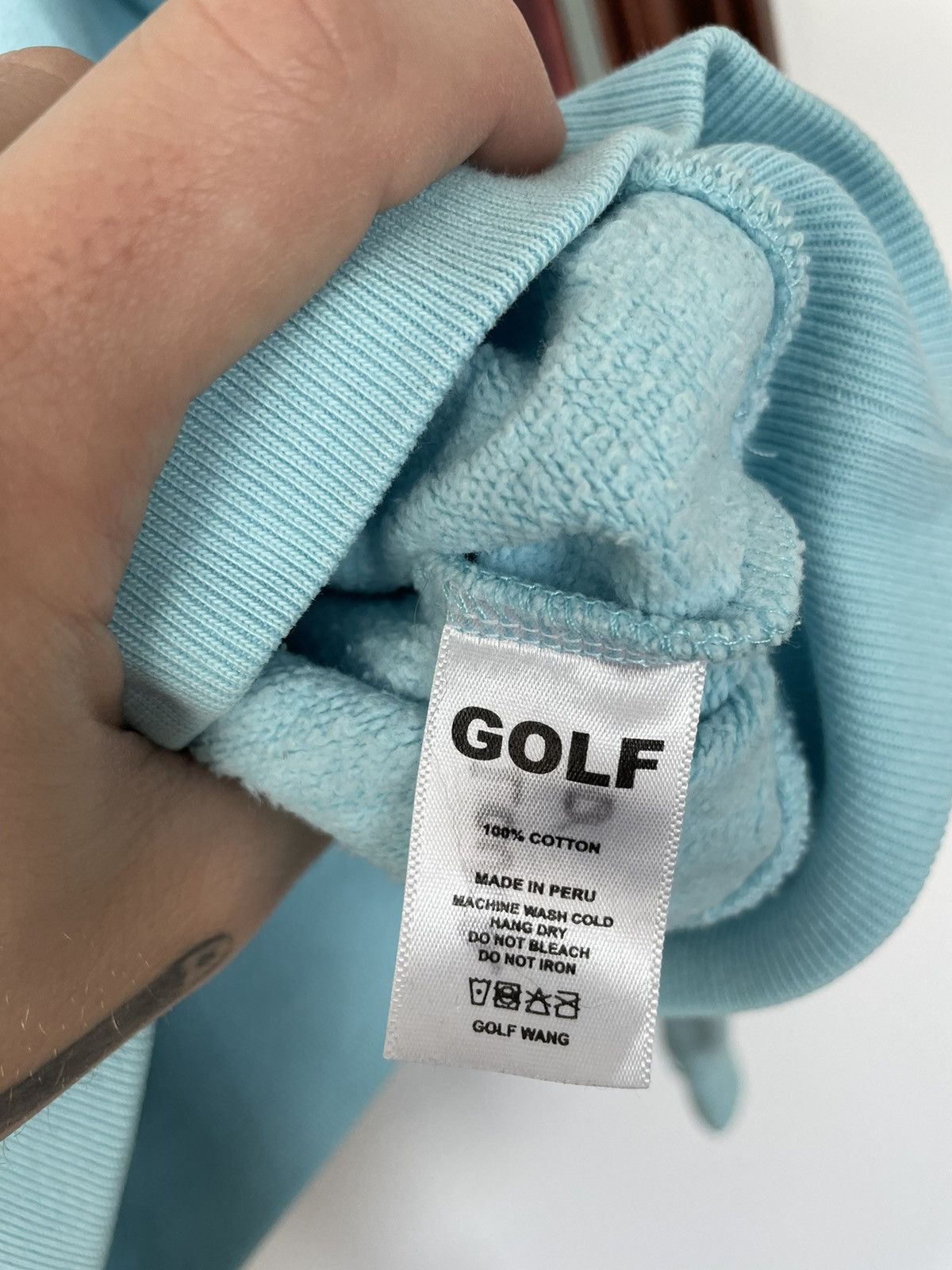 Golf Wang Golf Wang Embroidered Logo Hoodie Mint White Streetwear Size US S / EU 44-46 / 1 - 6 Thumbnail
