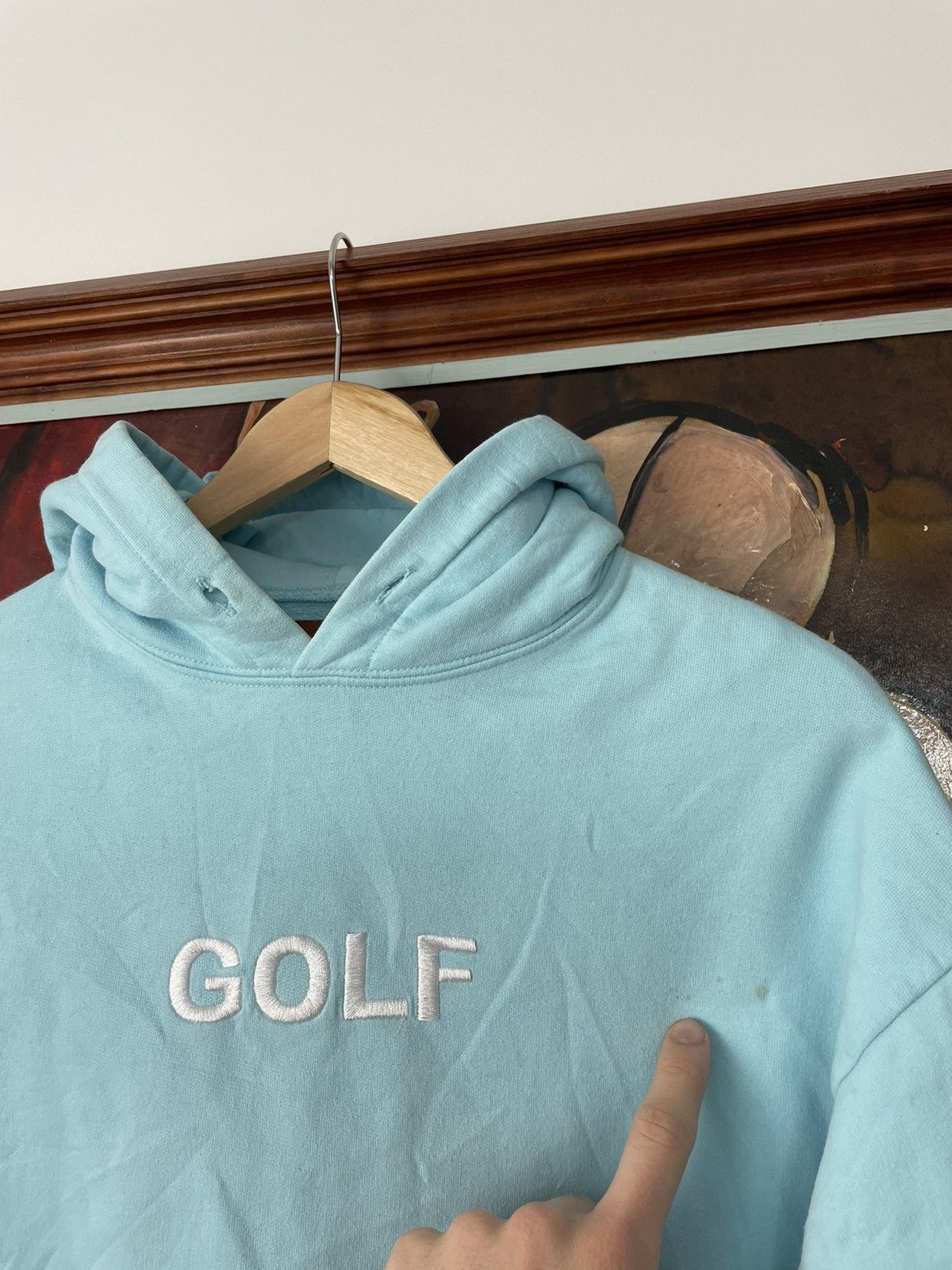 Golf Wang Golf Wang Embroidered Logo Hoodie Mint White Streetwear Size US S / EU 44-46 / 1 - 3 Thumbnail