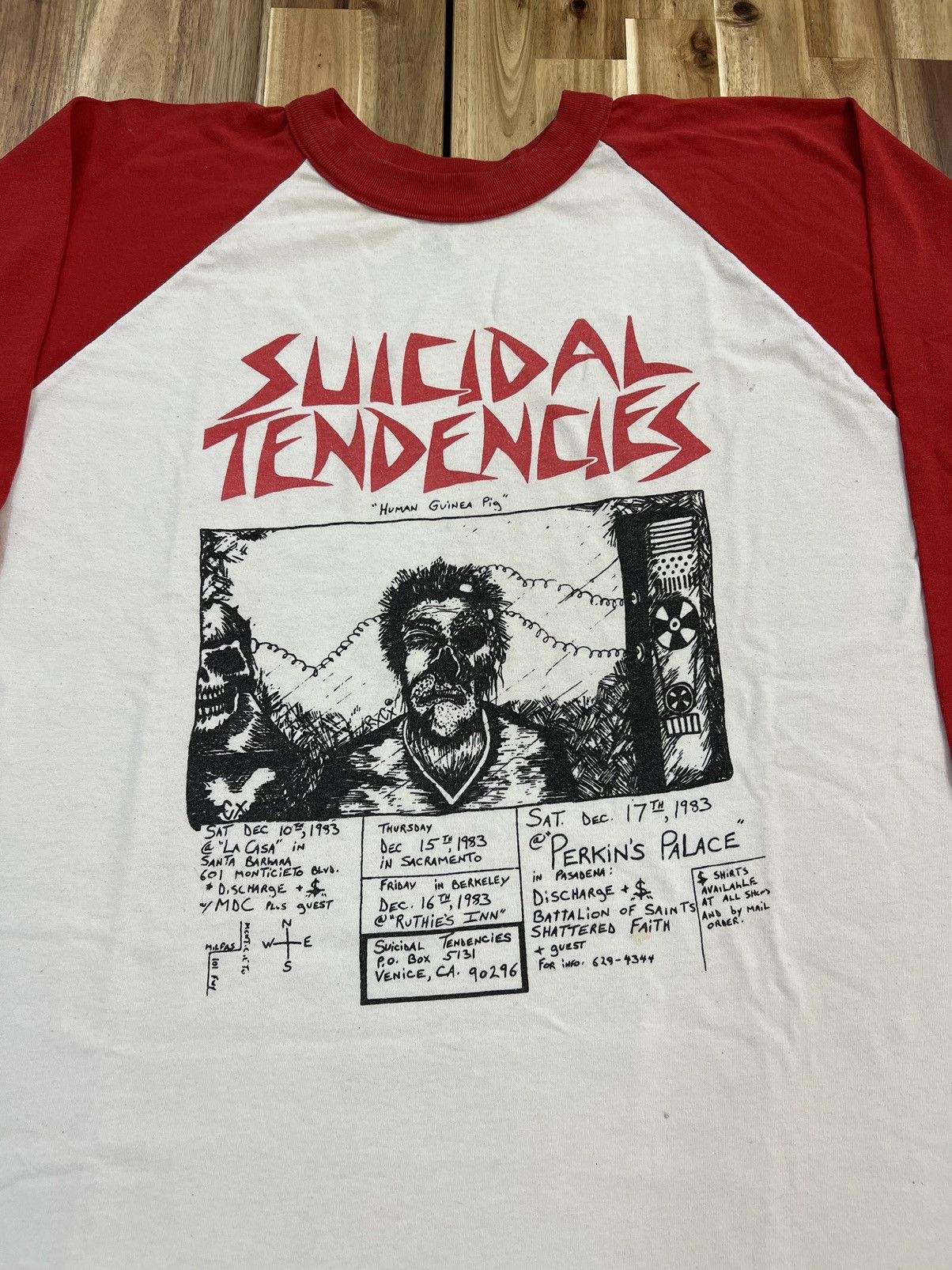Band Tees VINTAGE 1983 SUICIDAL TENDENCIES PUNK T-SHIRT Size US XXL / EU 58 / 5 - 2 Thumbnail