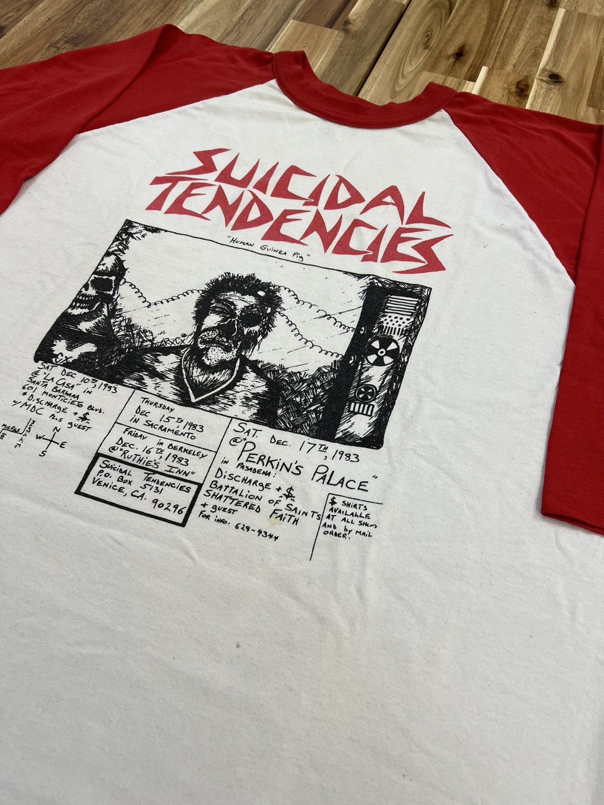 Band Tees VINTAGE 1983 SUICIDAL TENDENCIES PUNK T-SHIRT Size US XXL / EU 58 / 5 - 4 Thumbnail