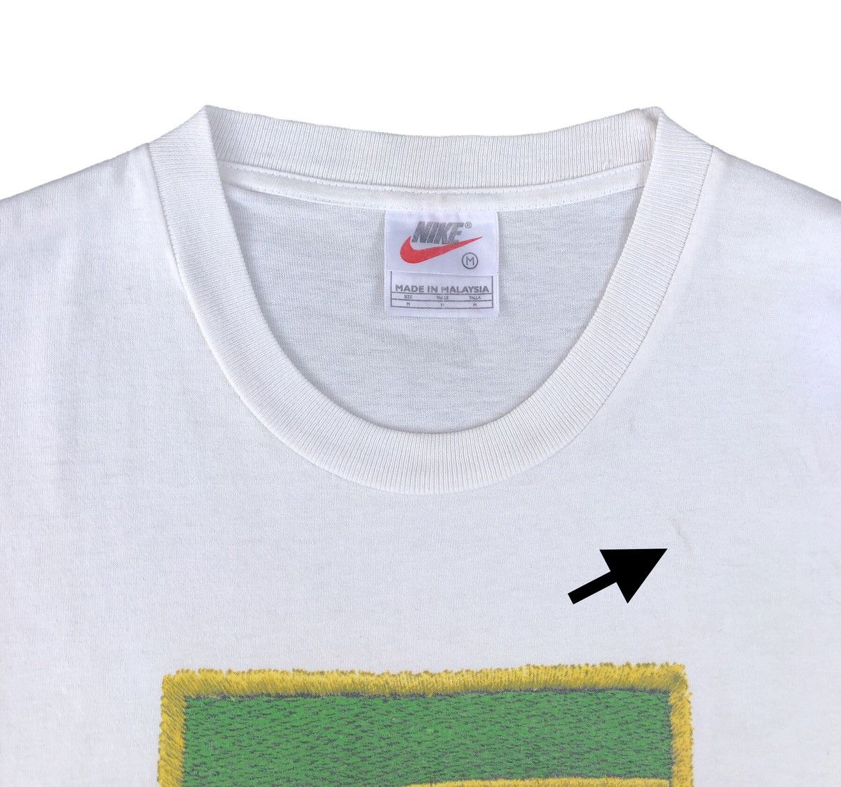 Nike Vintage 90s Nike Court Big Logo Tee Size US M / EU 48-50 / 2 - 8 Thumbnail