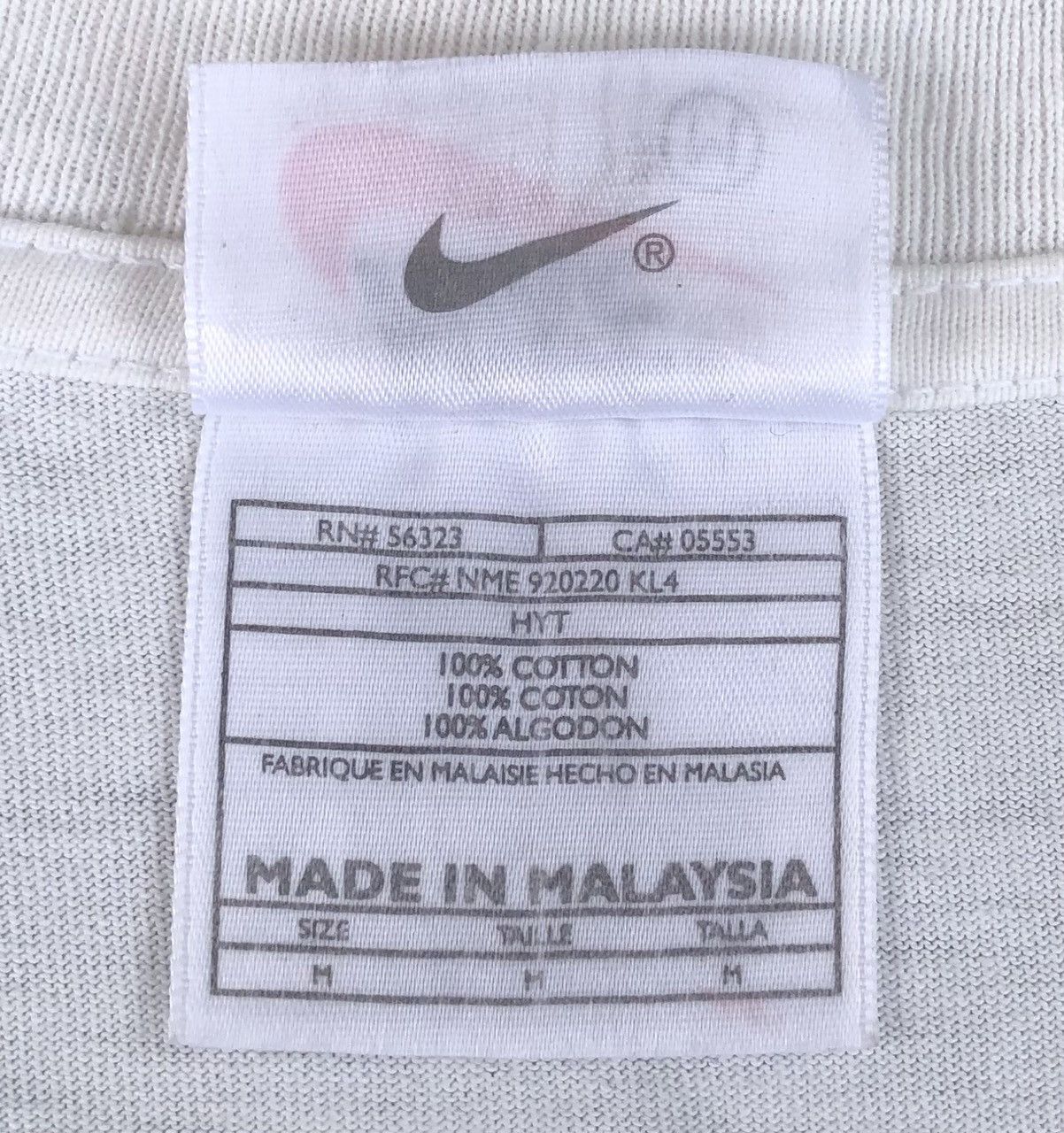 Nike Vintage 90s Nike Court Big Logo Tee Size US M / EU 48-50 / 2 - 6 Thumbnail