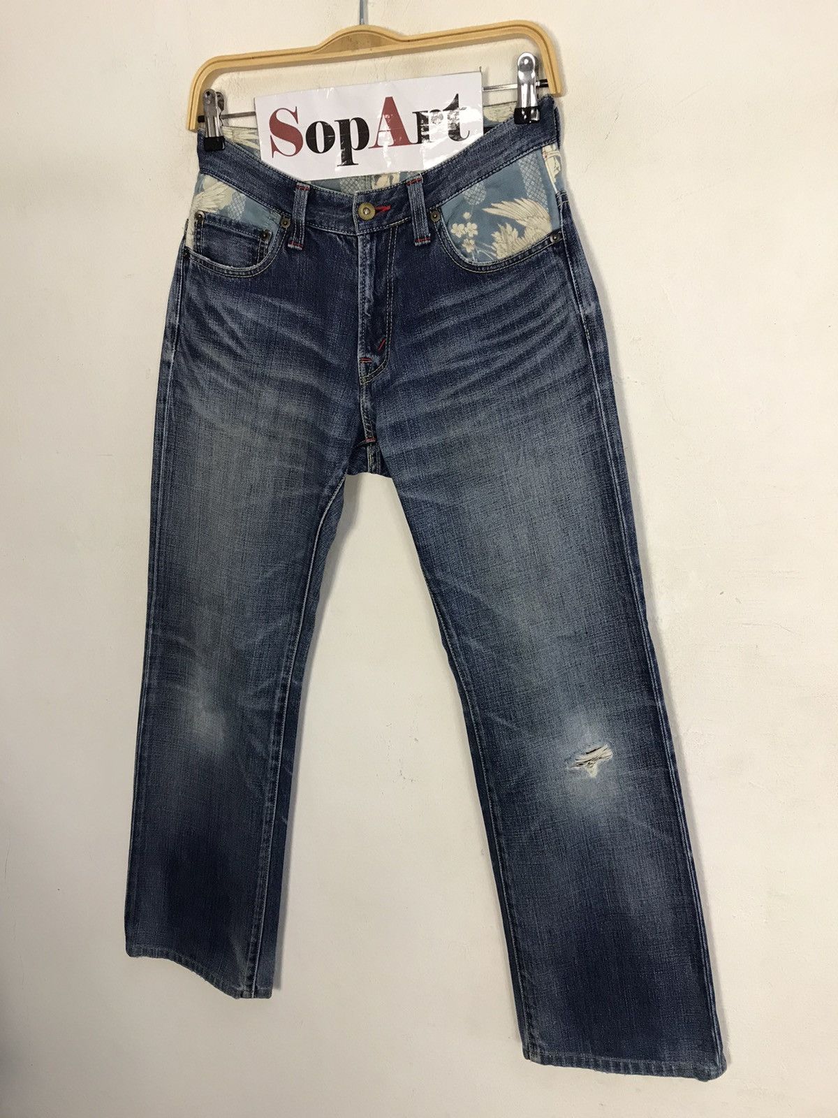 Japanese Brand × Vintage Vintage Japanese Brand Naminoritatsujin Distressed Jeans Size US 28 / EU 44 - 4 Thumbnail