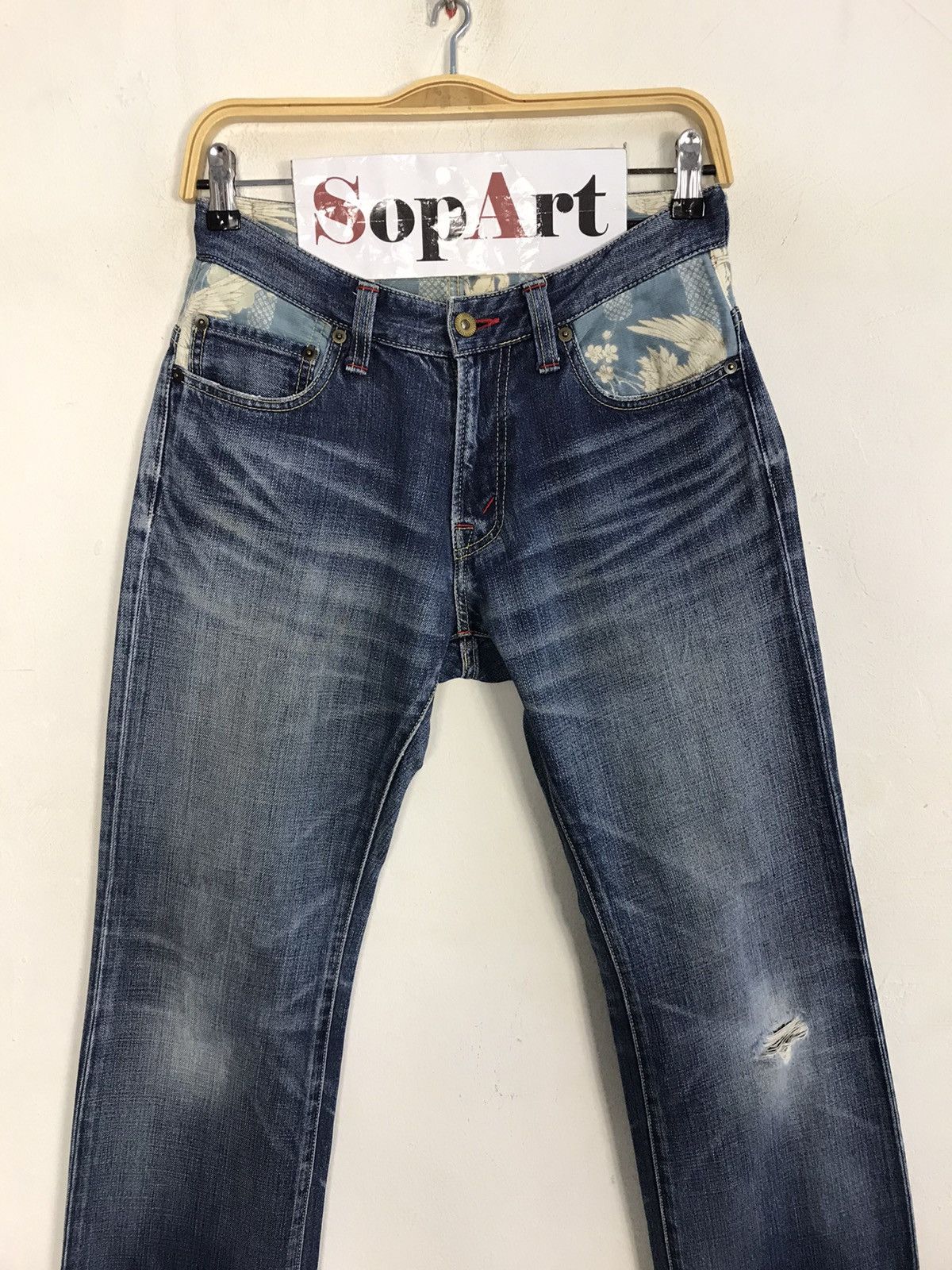 Japanese Brand × Vintage Vintage Japanese Brand Naminoritatsujin Distressed Jeans Size US 28 / EU 44 - 3 Thumbnail