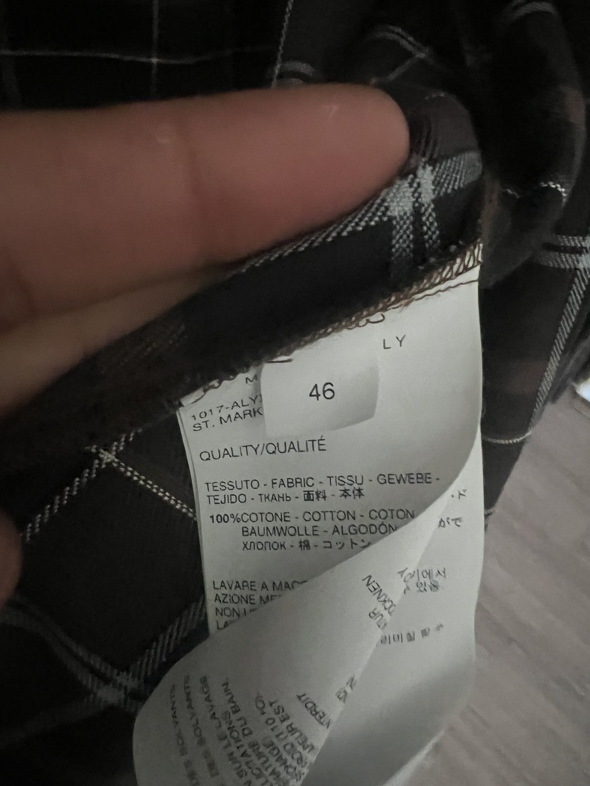 1017 ALYX 9SM Alyx 1017 9SM flannel Size US S / EU 44-46 / 1 - 4 Thumbnail