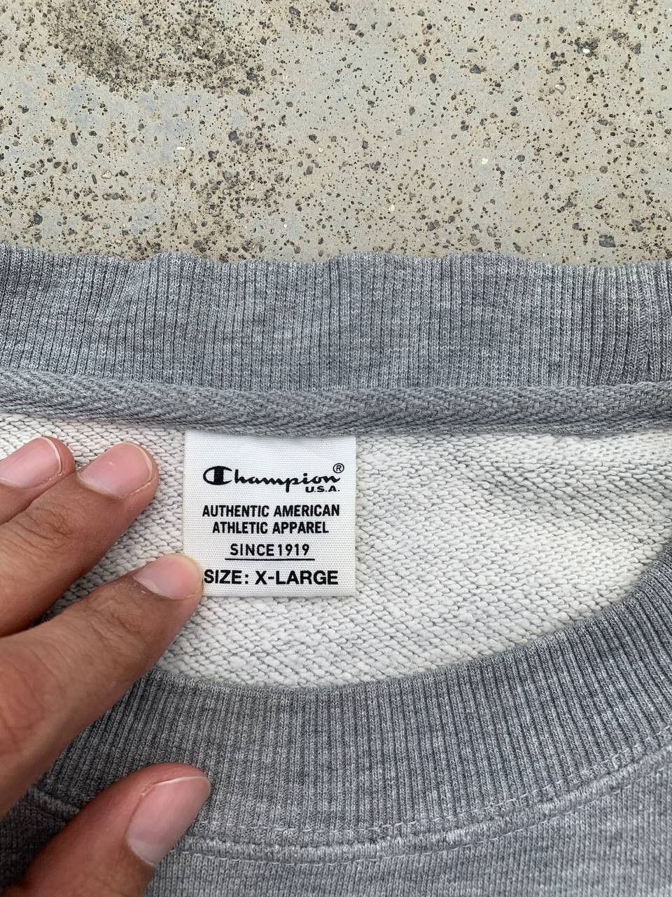 Champion Vintage Champion Denison Spellout Sweatshirt Size US XL / EU 56 / 4 - 3 Thumbnail