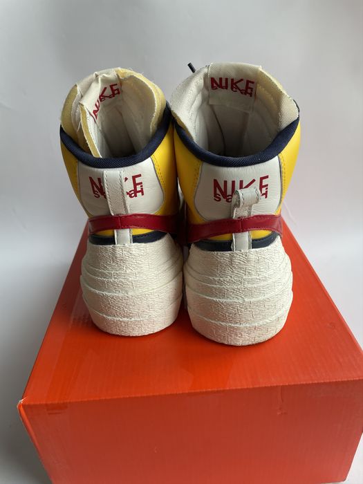 Nike Sacai x Nike Blazer Mid Snow Beach High UNIVERSITY waffle