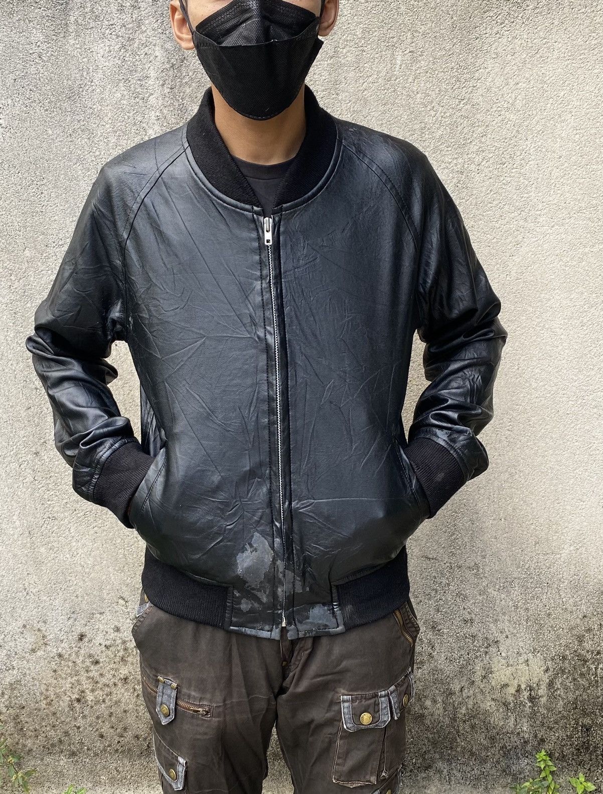 Comme des Garcons 🔥 AD 2011 COMME des GARÇONS Black Bomber Jacket Size US S / EU 44-46 / 1 - 3 Thumbnail