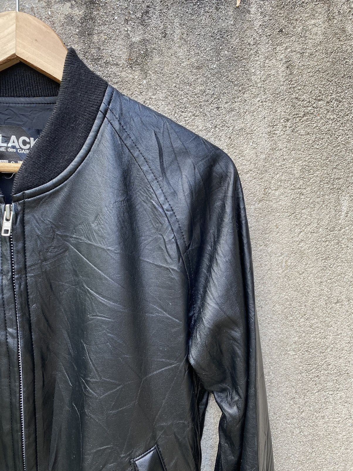 Comme des Garcons 🔥 AD 2011 COMME des GARÇONS Black Bomber Jacket Size US S / EU 44-46 / 1 - 5 Thumbnail