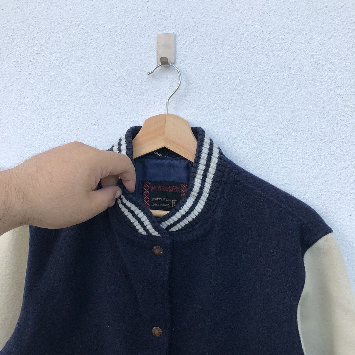 Japanese Brand VINTAGE VARSITY JACKET MCGREGOR Size US L / EU 52-54 / 3 - 5 Thumbnail