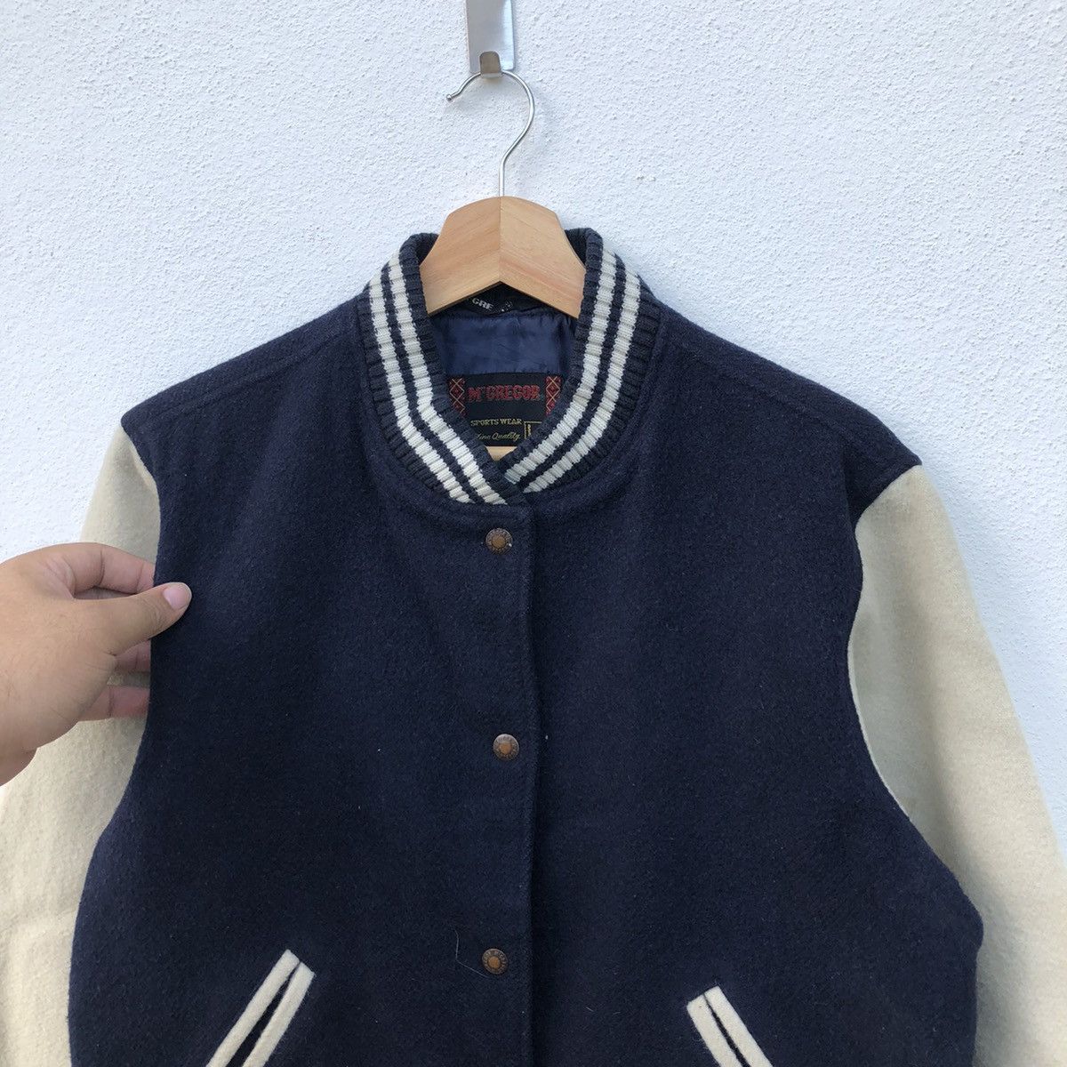 Japanese Brand VINTAGE VARSITY JACKET MCGREGOR Size US L / EU 52-54 / 3 - 3 Thumbnail