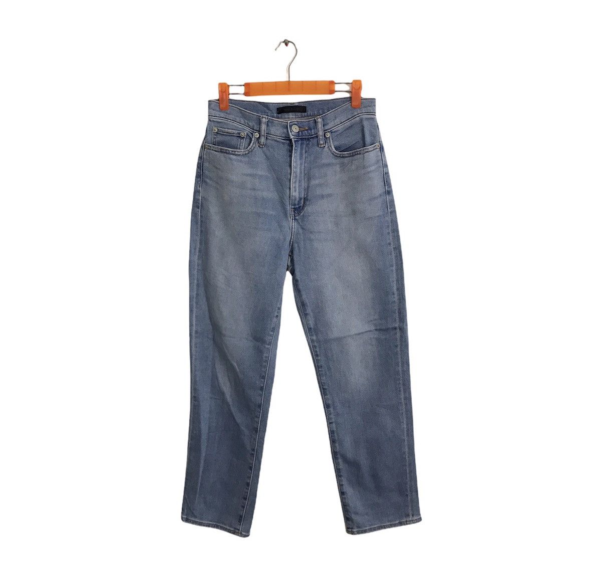 Japanese Brand × Vintage Uniqlo Distressed Denim Jeans Indigo Straight Cut Size US 28 / EU 44 - 1 Thumbnail