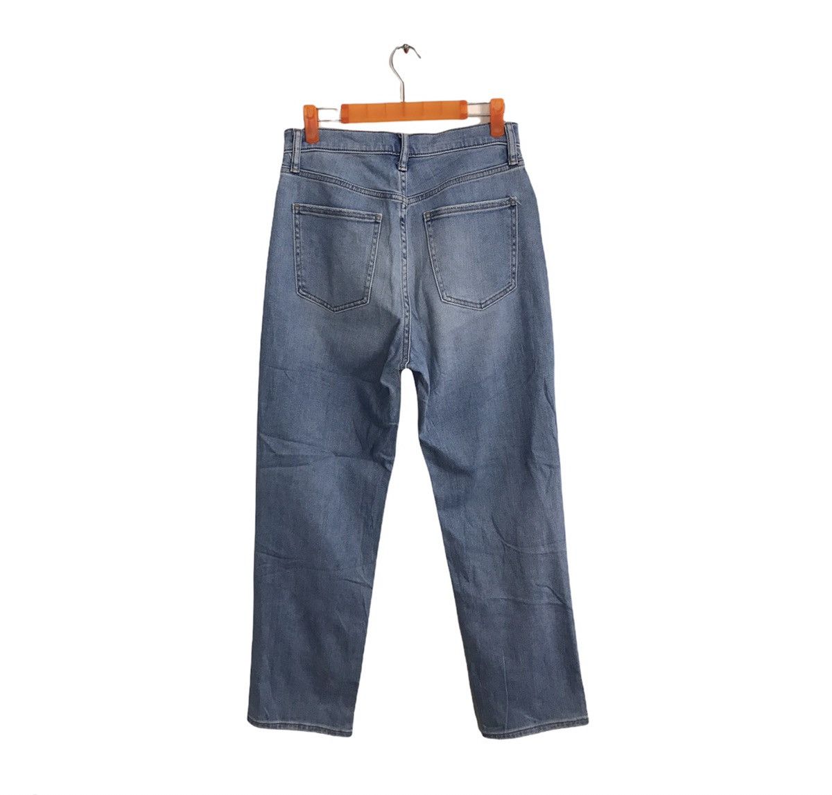 Japanese Brand × Vintage Uniqlo Distressed Denim Jeans Indigo Straight Cut Size US 28 / EU 44 - 2 Thumbnail