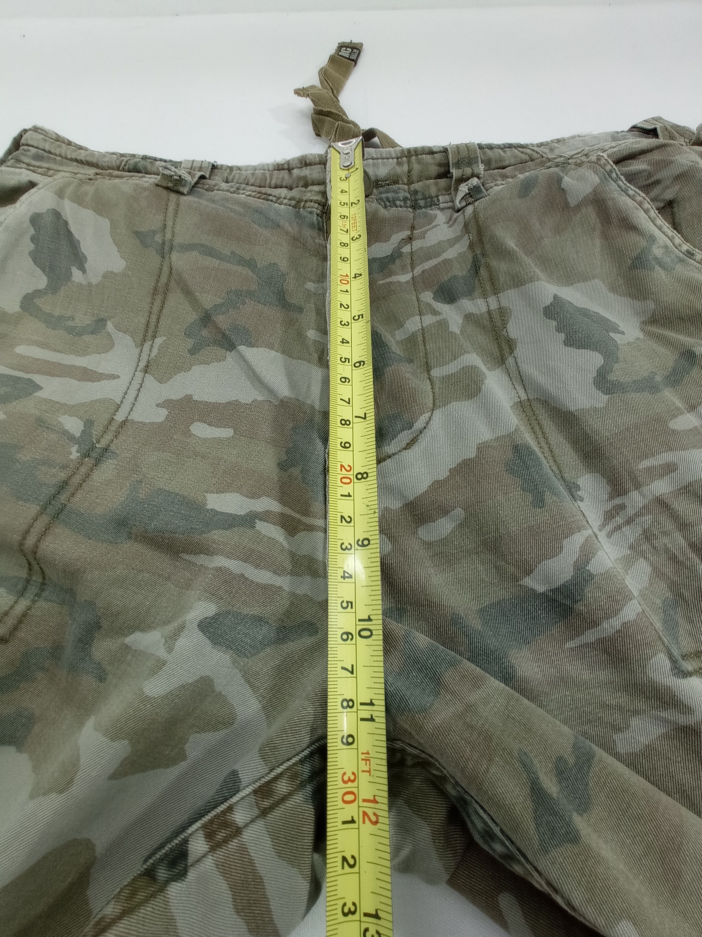 Japanese Brand Real Crush Clothing Camo Tactical Cargo Pants Size US 33 - 18 Thumbnail