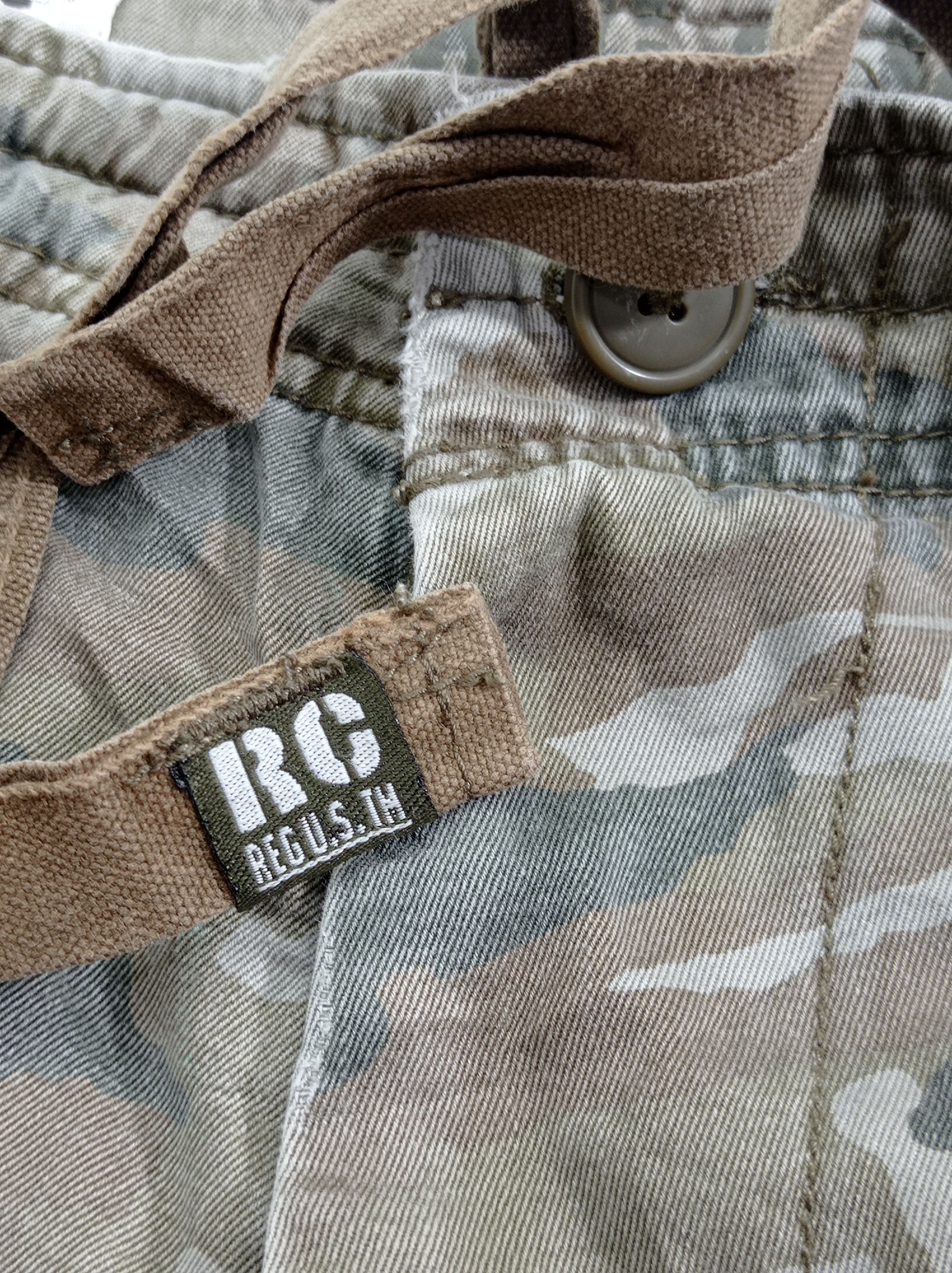 Japanese Brand Real Crush Clothing Camo Tactical Cargo Pants Size US 33 - 4 Thumbnail