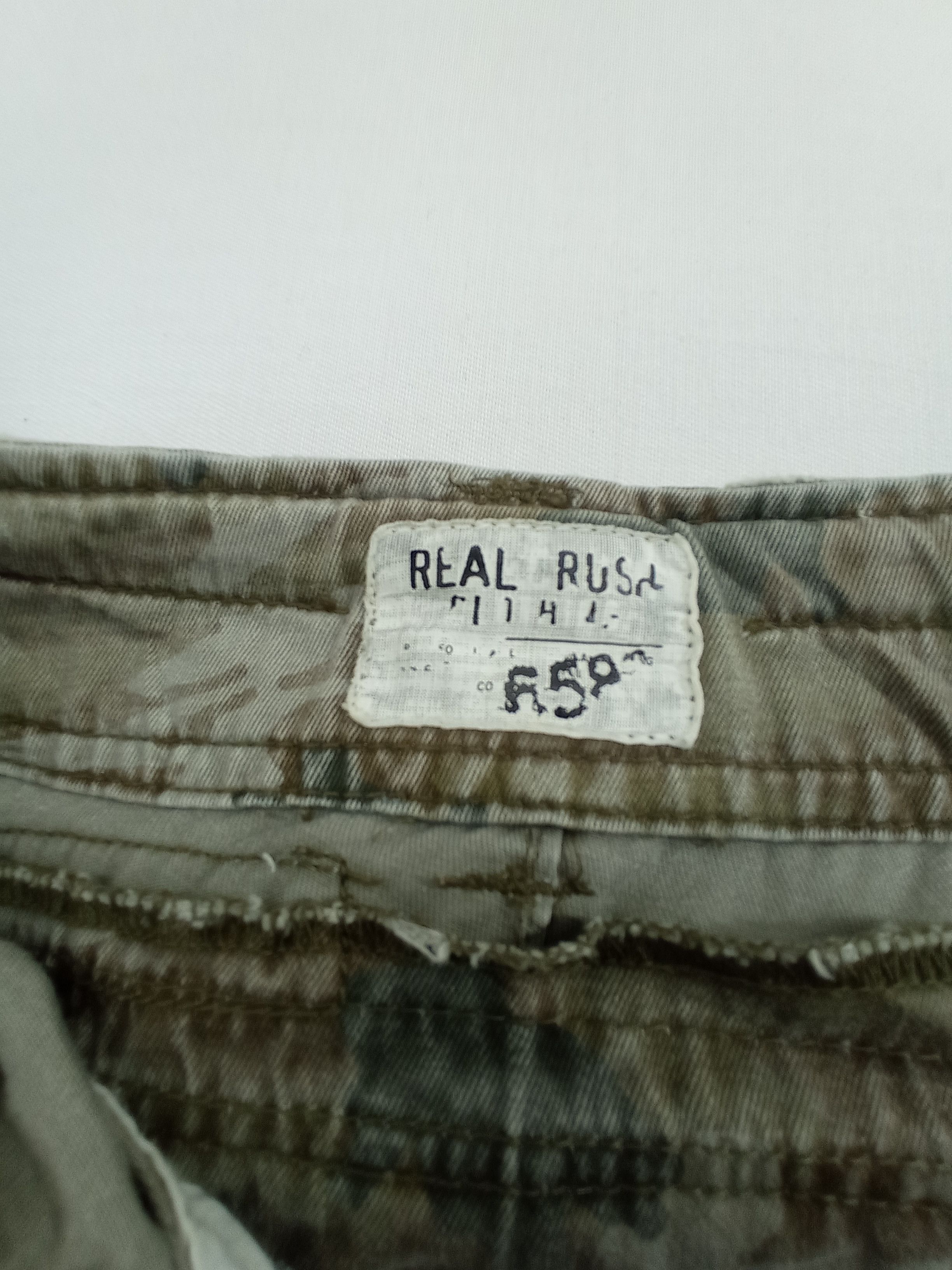 Japanese Brand Real Crush Clothing Camo Tactical Cargo Pants Size US 33 - 7 Thumbnail