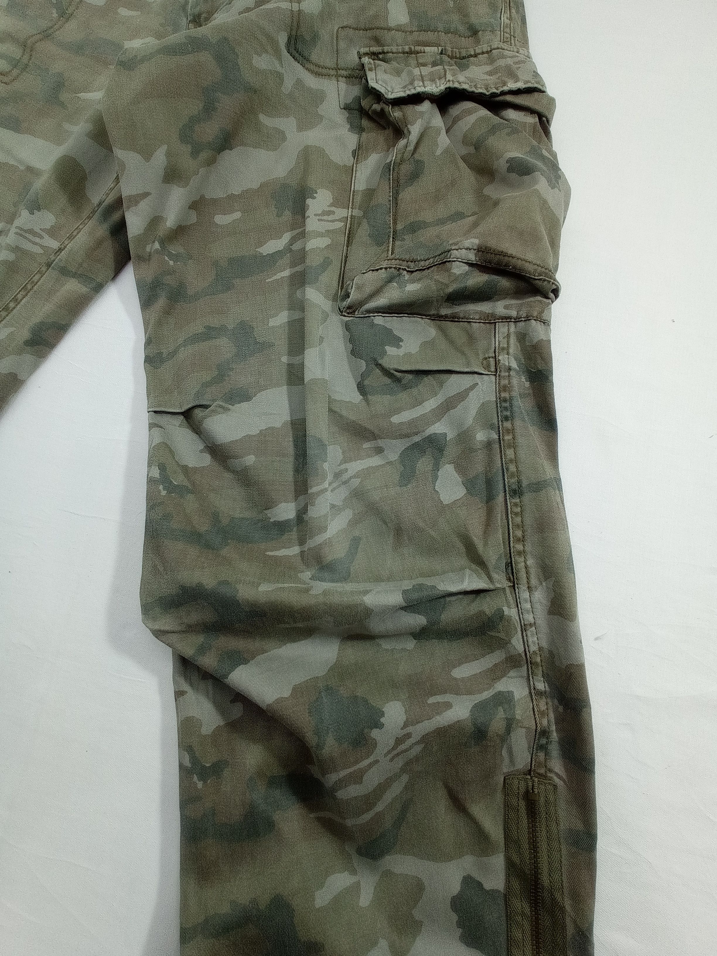 Japanese Brand Real Crush Clothing Camo Tactical Cargo Pants Size US 33 - 3 Thumbnail