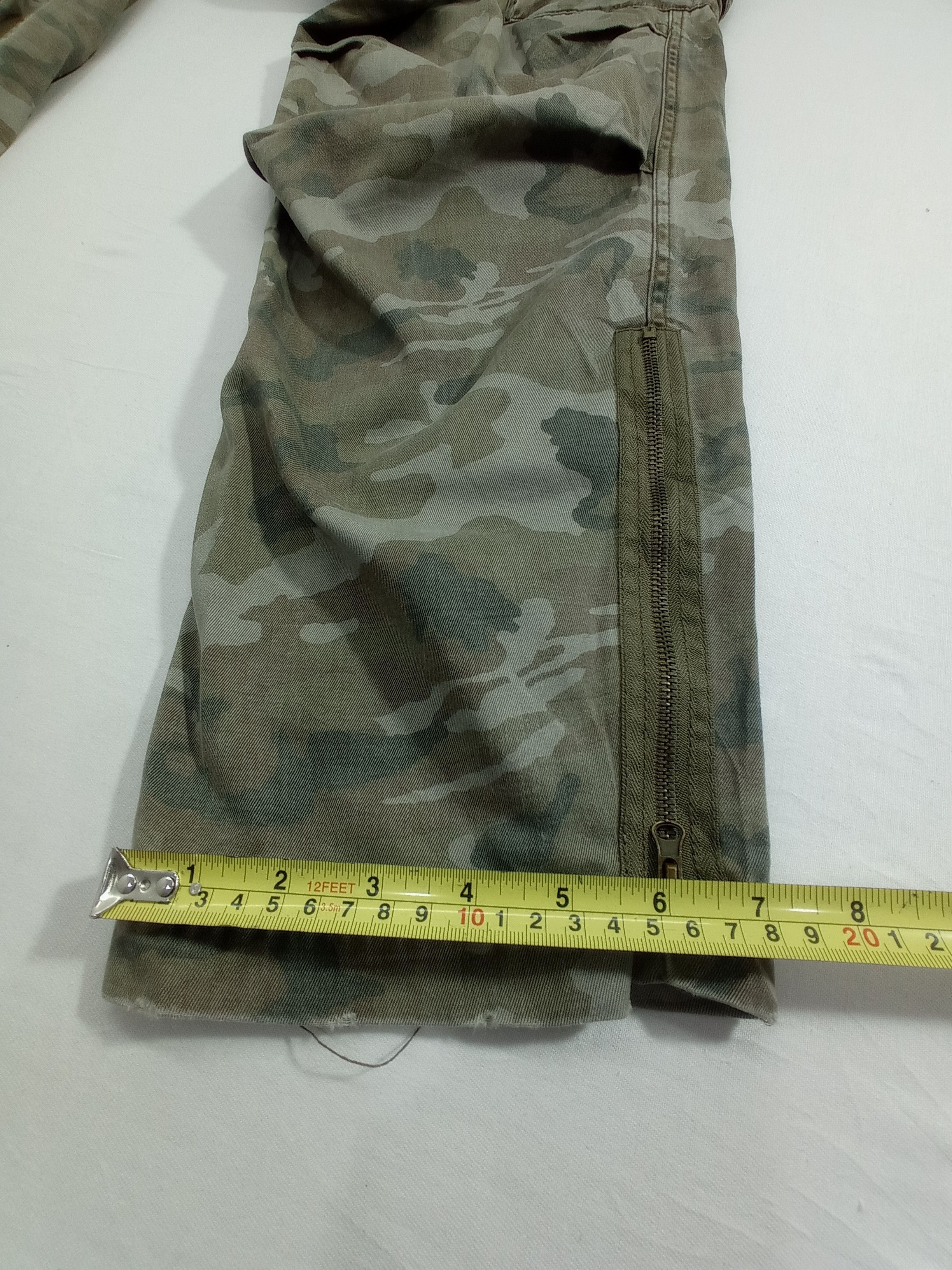 Japanese Brand Real Crush Clothing Camo Tactical Cargo Pants Size US 33 - 15 Thumbnail