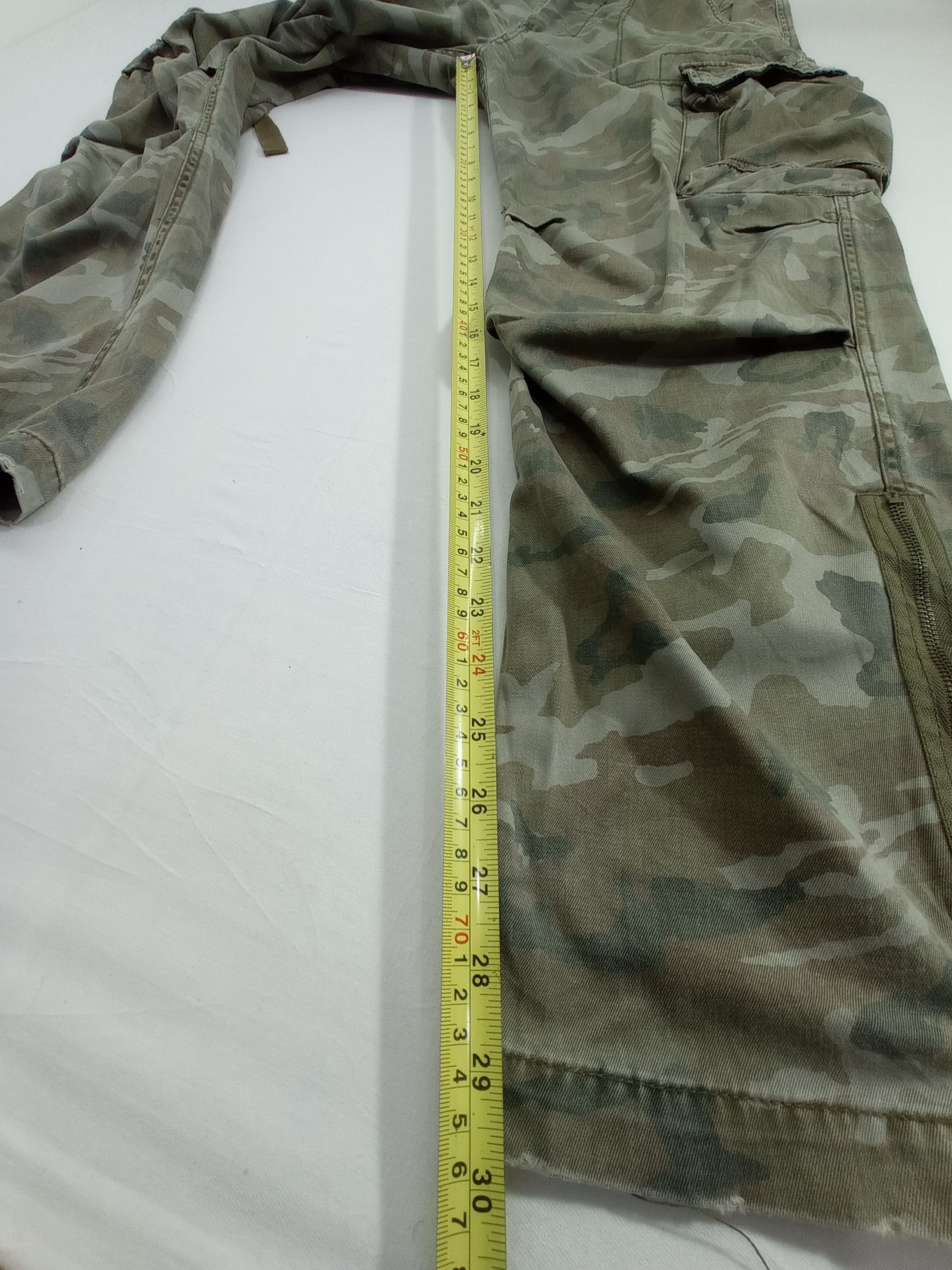 Japanese Brand Real Crush Clothing Camo Tactical Cargo Pants Size US 33 - 13 Thumbnail