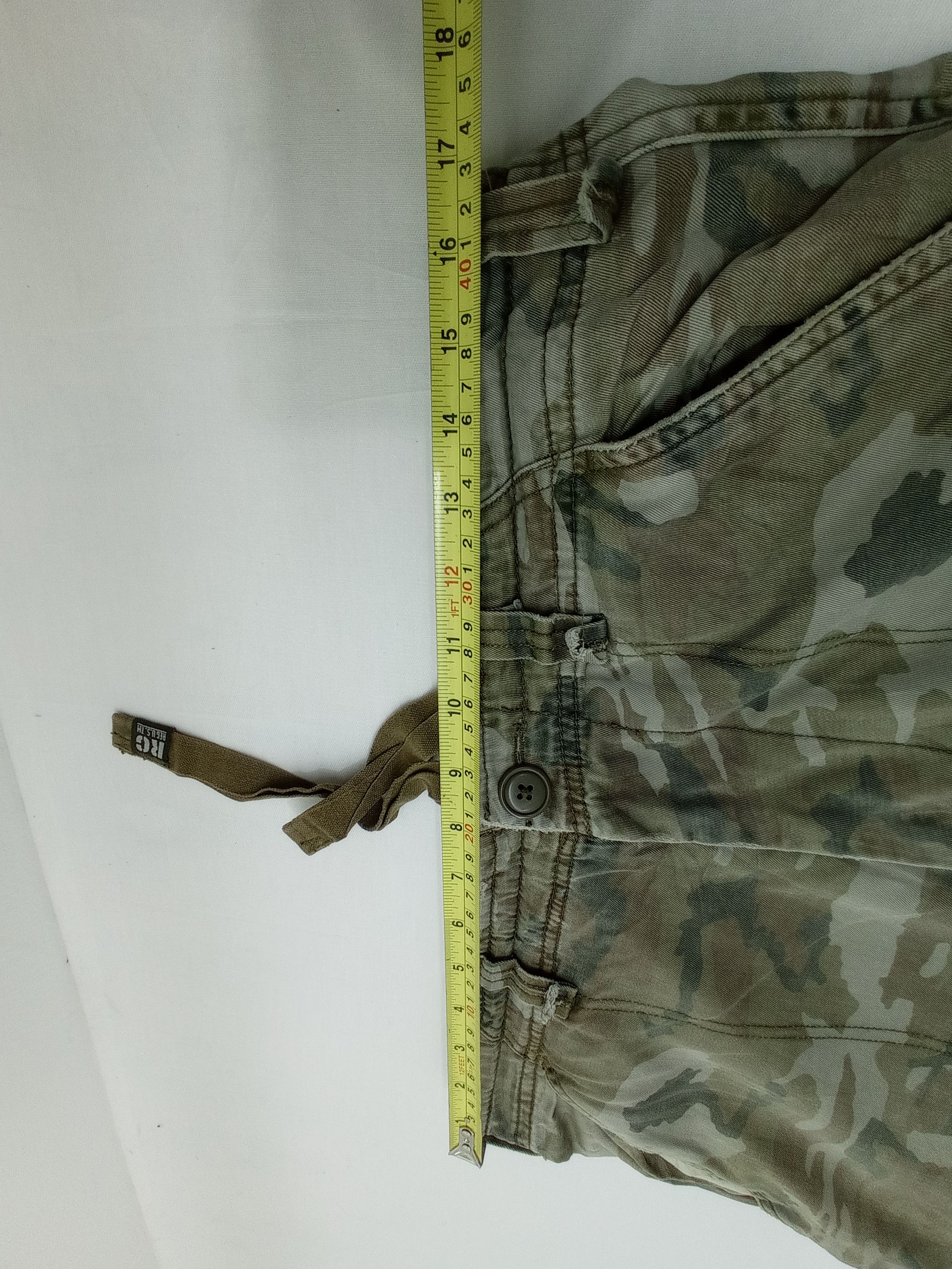 Japanese Brand Real Crush Clothing Camo Tactical Cargo Pants Size US 33 - 19 Thumbnail