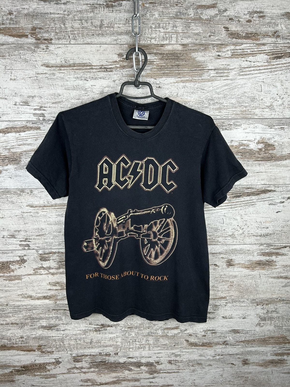 AC/DC Mens Vintage AC/DC T Shirt 1998 rock band tee we salute you Size US S / EU 44-46 / 1 - 2 Thumbnail