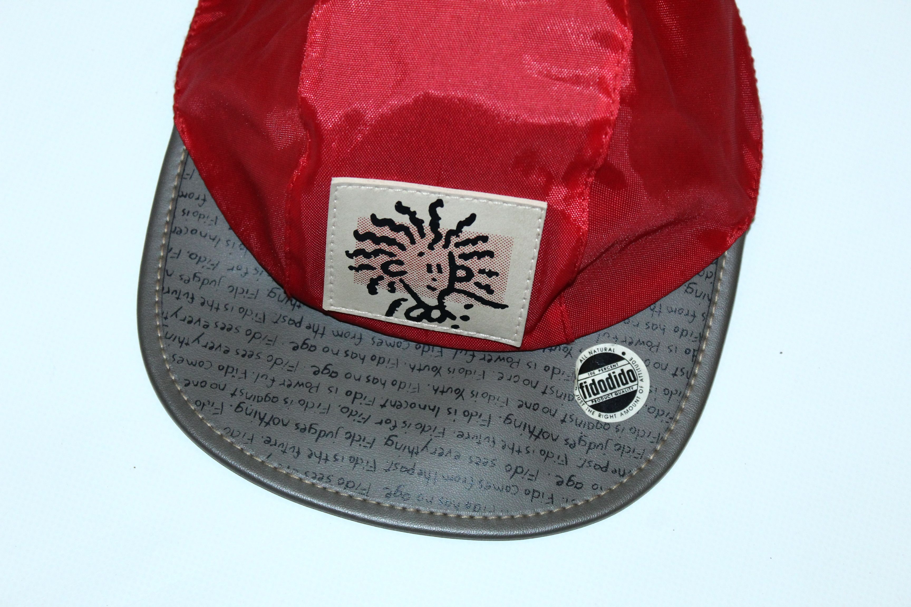Vintage 💥 STEALS 💥 '85 Fido Dido Logo Nylon Cycling Cap Size ONE SIZE - 2 Thumbnail
