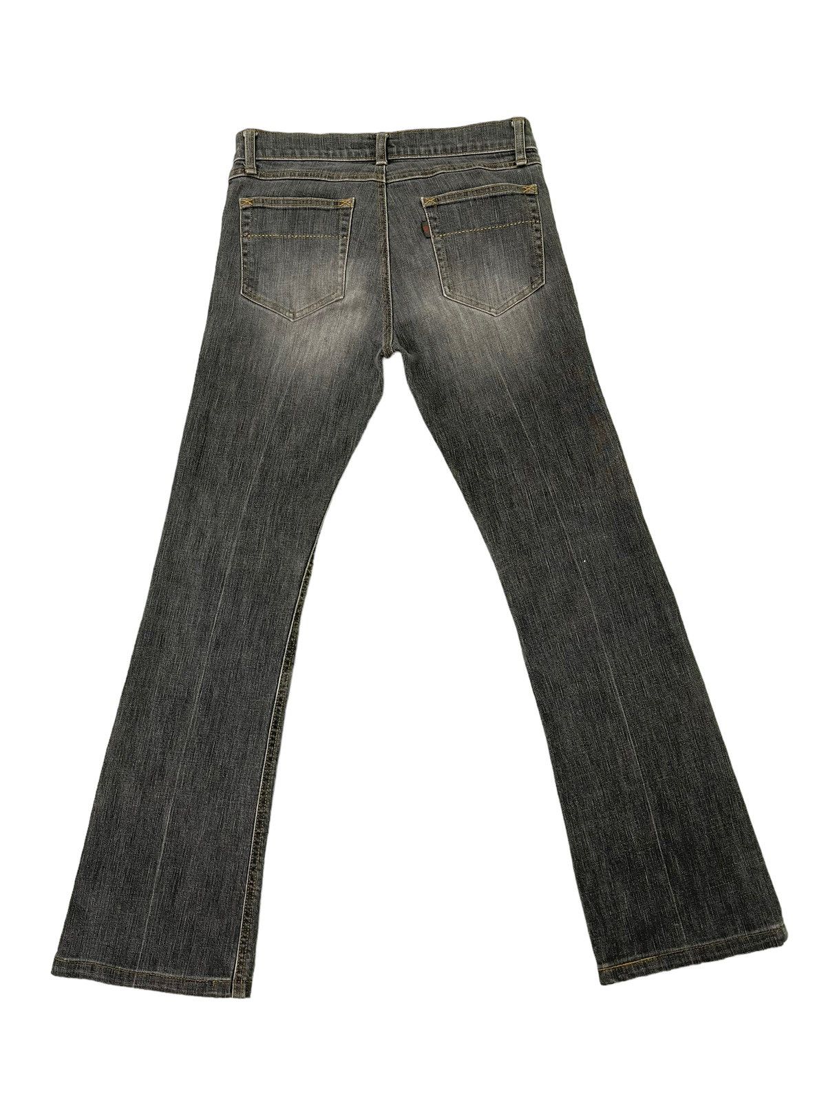 Japanese Brand Flare Jeans Wellbeing Distress Denim Stretch Skinny 4🟦3 Size US 30 / EU 46 - 12 Thumbnail