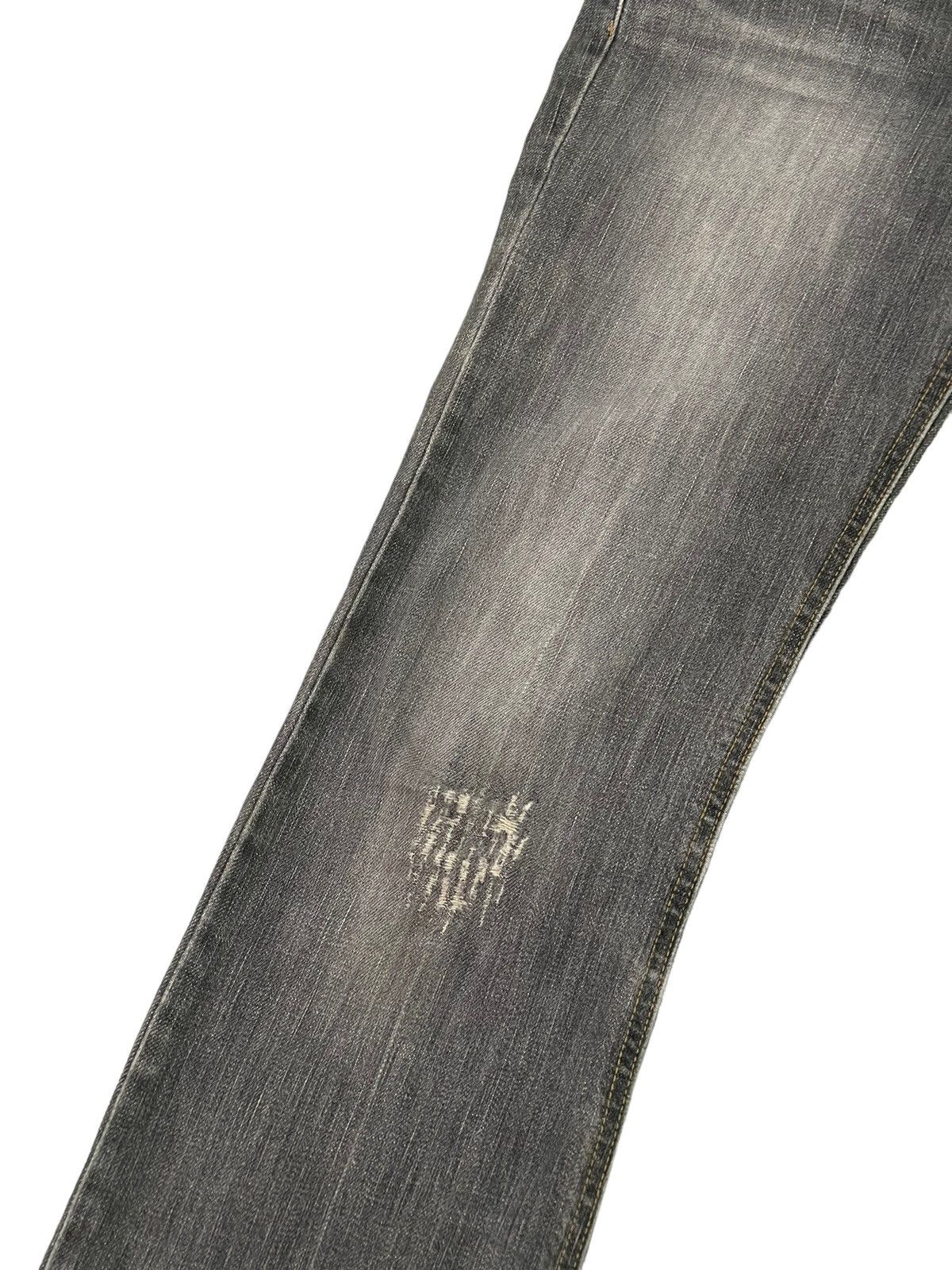 Japanese Brand Flare Jeans Wellbeing Distress Denim Stretch Skinny 4🟦3 Size US 30 / EU 46 - 6 Thumbnail