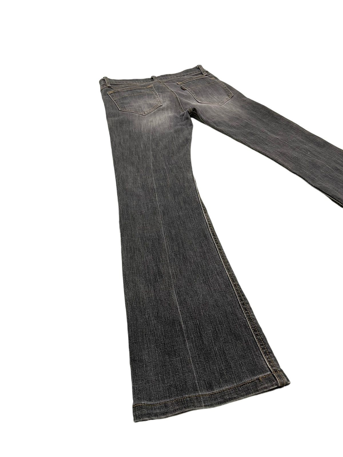 Japanese Brand Flare Jeans Wellbeing Distress Denim Stretch Skinny 4🟦3 Size US 30 / EU 46 - 13 Thumbnail