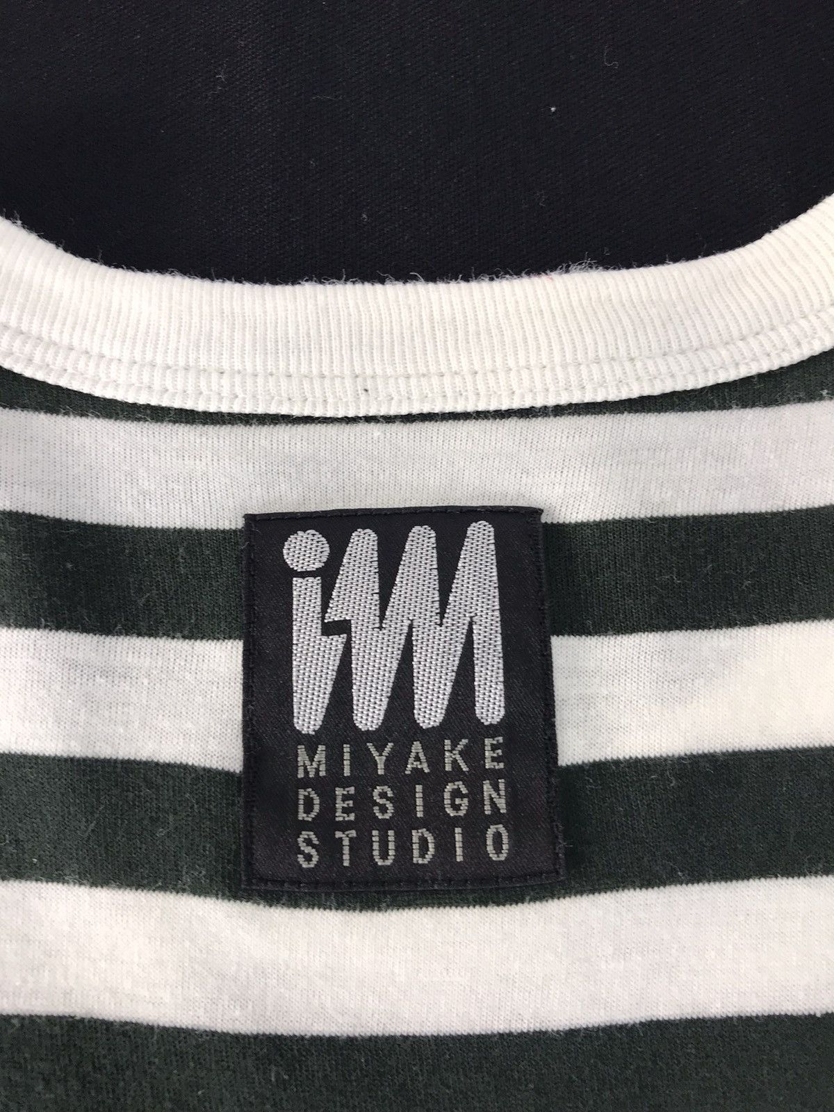 Designer × Issey Miyake Vintage Issey Miyake Design Studio Stripe Tee Size US S / EU 44-46 / 1 - 4 Thumbnail