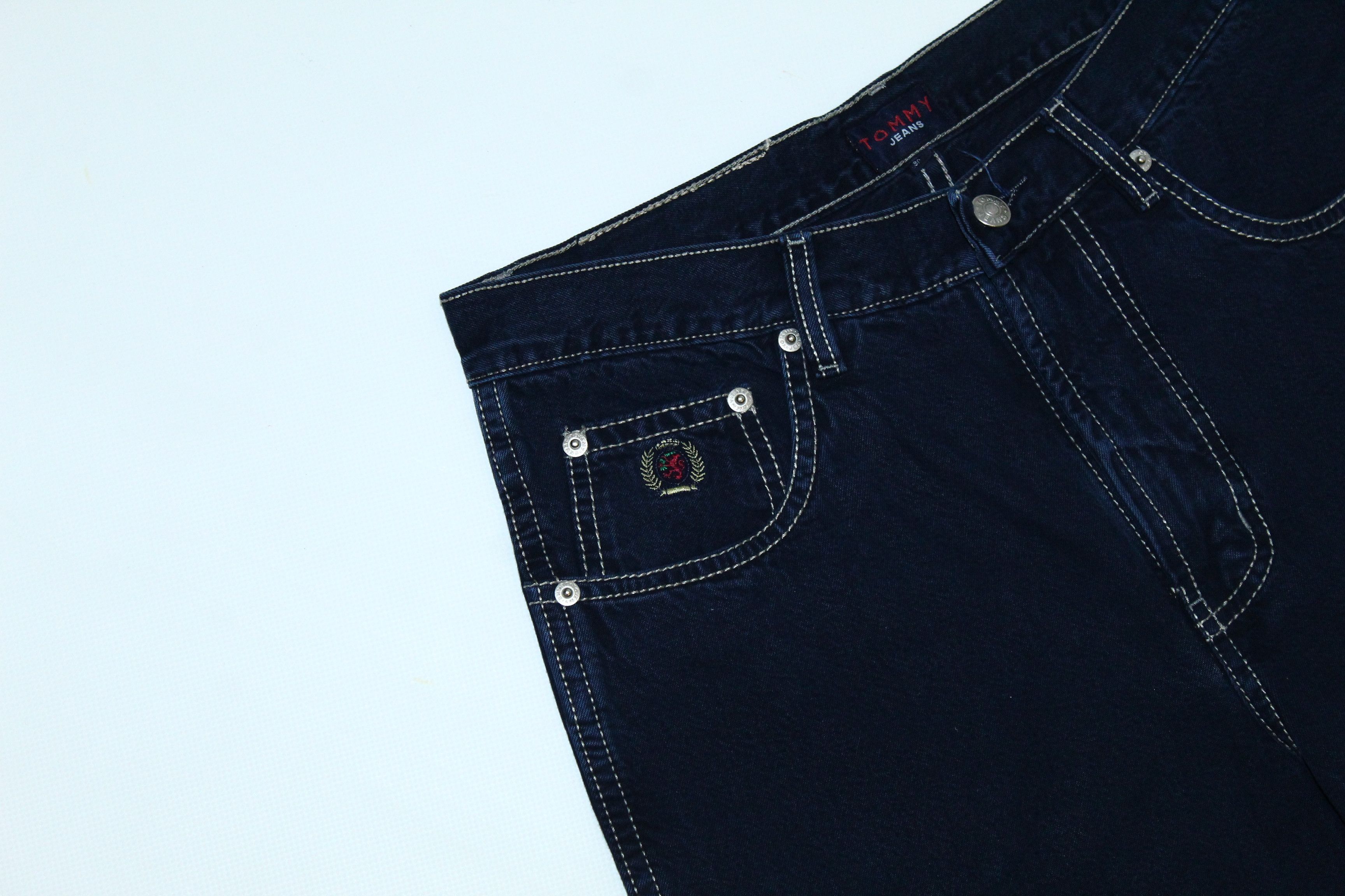 Tommy Hilfiger VTG🔥 Throwback 90's Tommy Hilfiger Baggy Rap Jeans Size US 32 / EU 48 - 5 Thumbnail