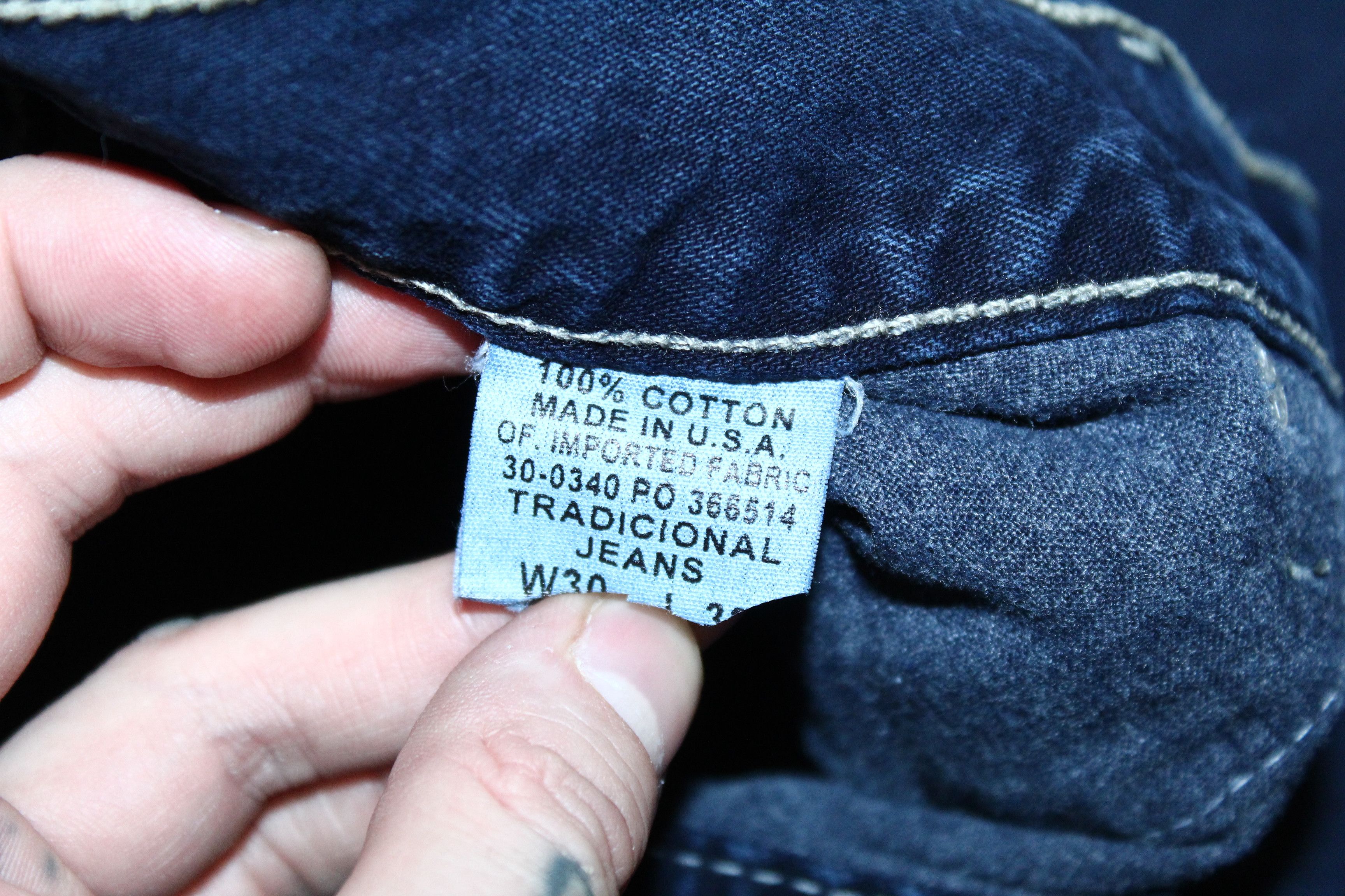 Tommy Hilfiger VTG🔥 Throwback 90's Tommy Hilfiger Baggy Rap Jeans Size US 32 / EU 48 - 6 Thumbnail