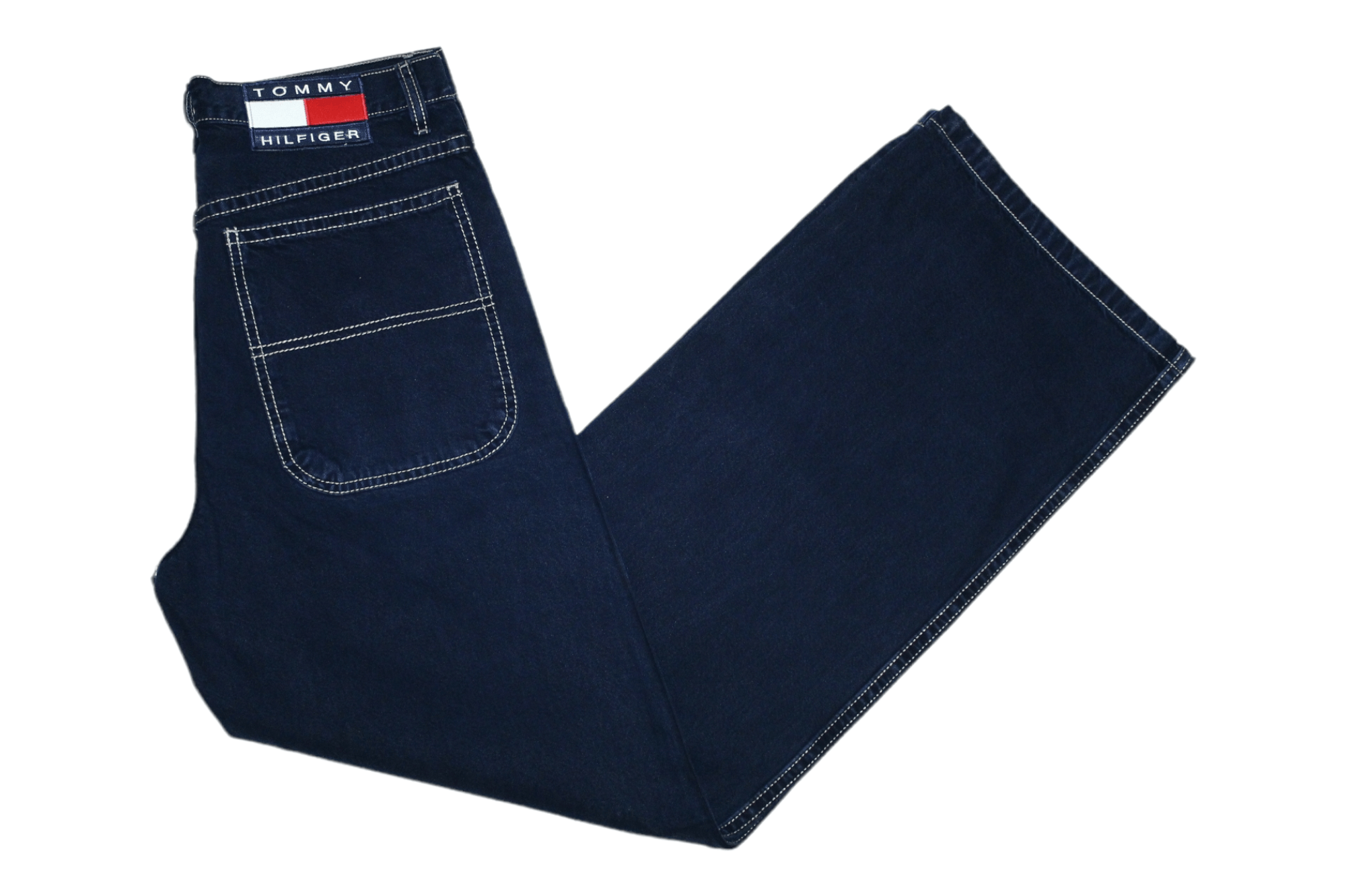 Tommy Hilfiger VTG🔥 Throwback 90's Tommy Hilfiger Baggy Rap Jeans Size US 32 / EU 48 - 1 Thumbnail