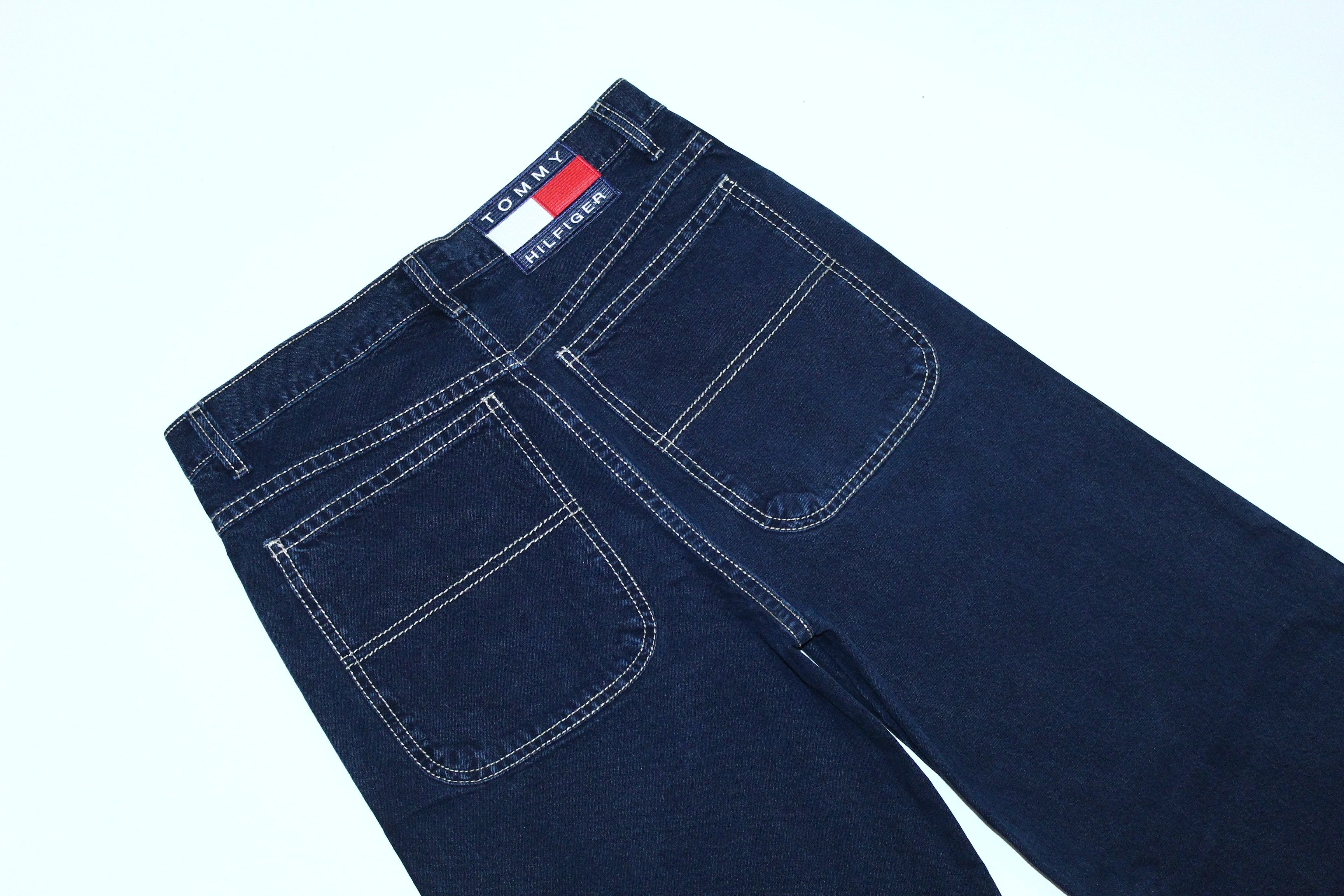 Tommy Hilfiger VTG🔥 Throwback 90's Tommy Hilfiger Baggy Rap Jeans Size US 32 / EU 48 - 8 Thumbnail
