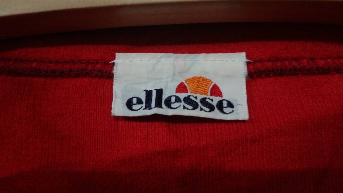 Ellesse × Vintage Vinage 90's Ellesse sport Sweatshirt Crew Neck red Sweatshir Size US S / EU 44-46 / 1 - 3 Thumbnail