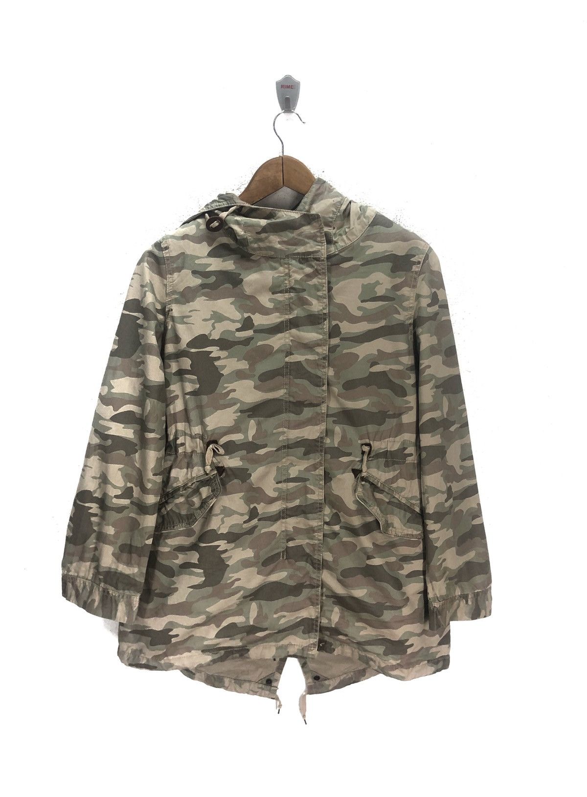 image of Back Number Parka Jacket in Camo, Men's (Size Large)