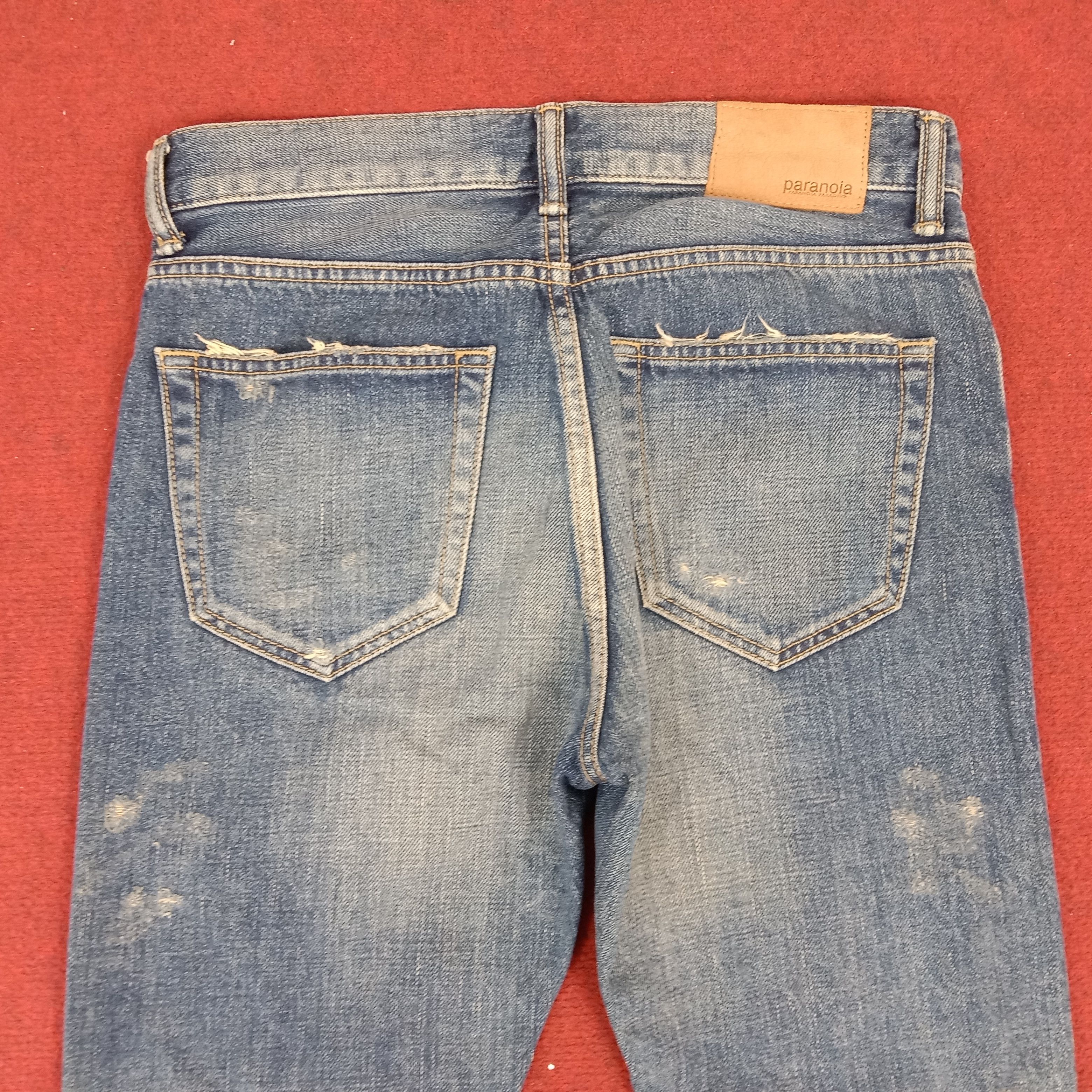 Japanese Brand × Vintage Paranoia Streetwear Rock Punk Fashion Style Distressed Jeans Size US 29 - 5 Thumbnail