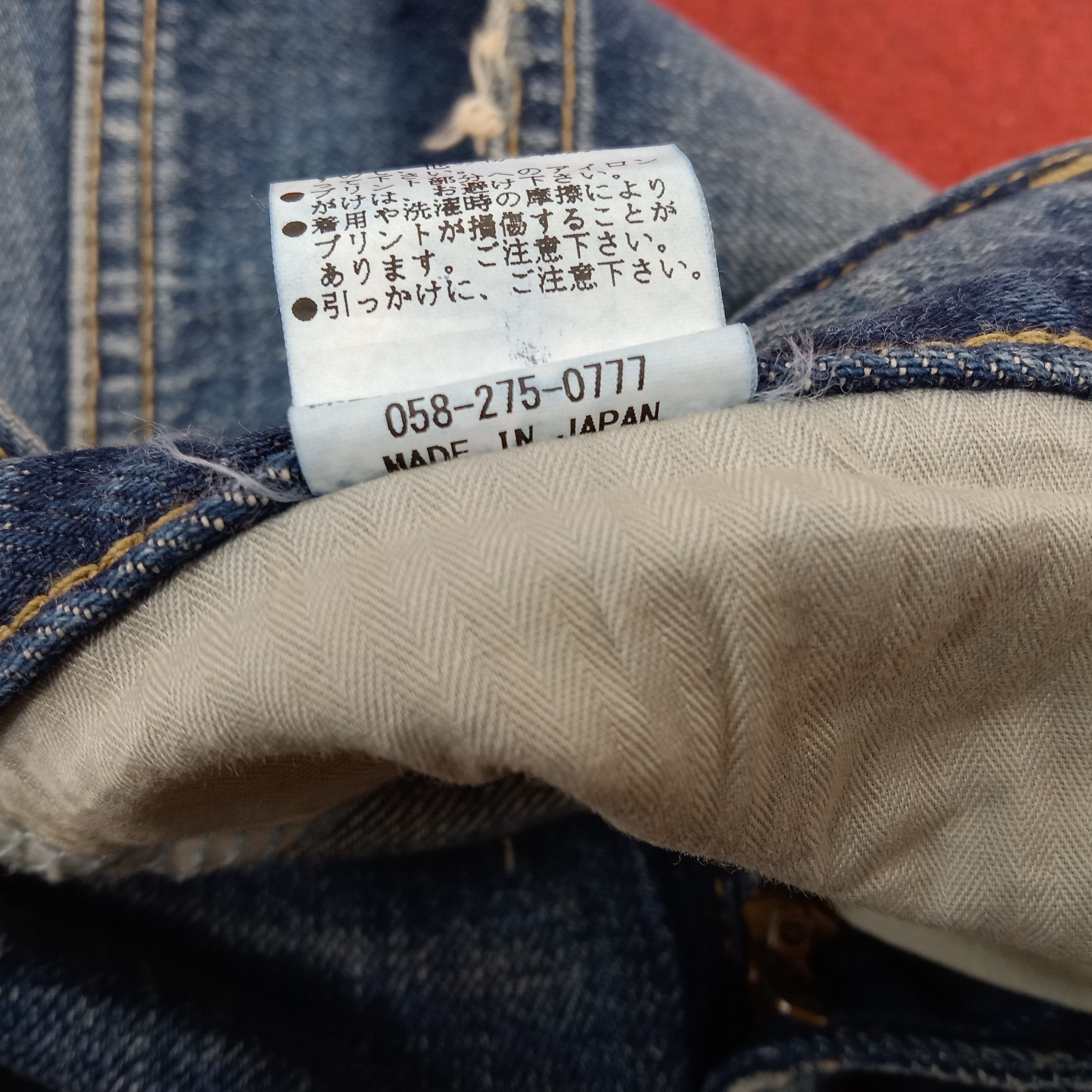 Japanese Brand × Vintage Paranoia Streetwear Rock Punk Fashion Style Distressed Jeans Size US 29 - 7 Thumbnail