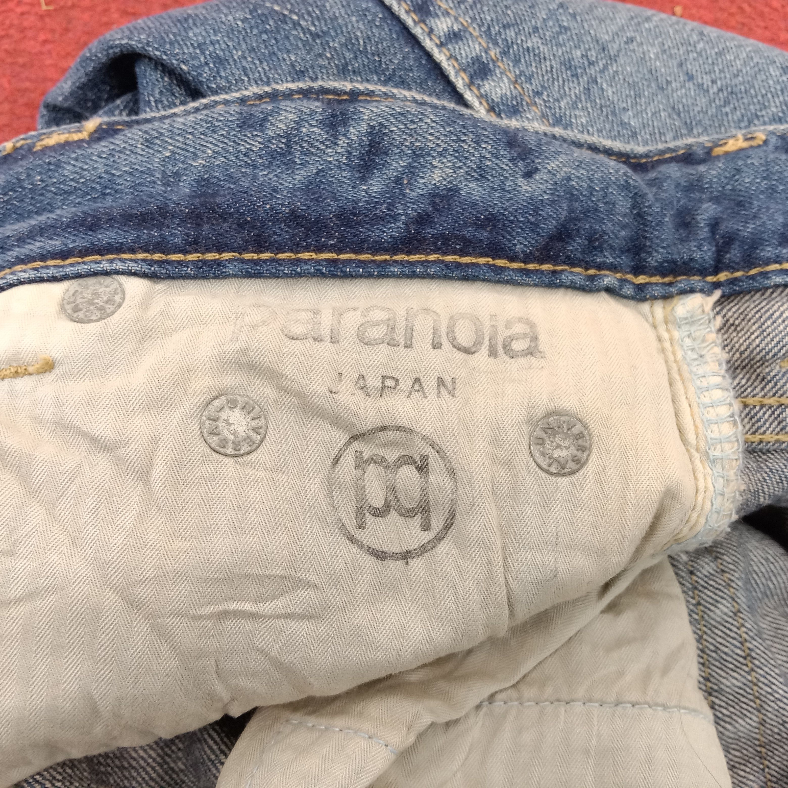 Japanese Brand × Vintage Paranoia Streetwear Rock Punk Fashion Style Distressed Jeans Size US 29 - 9 Thumbnail