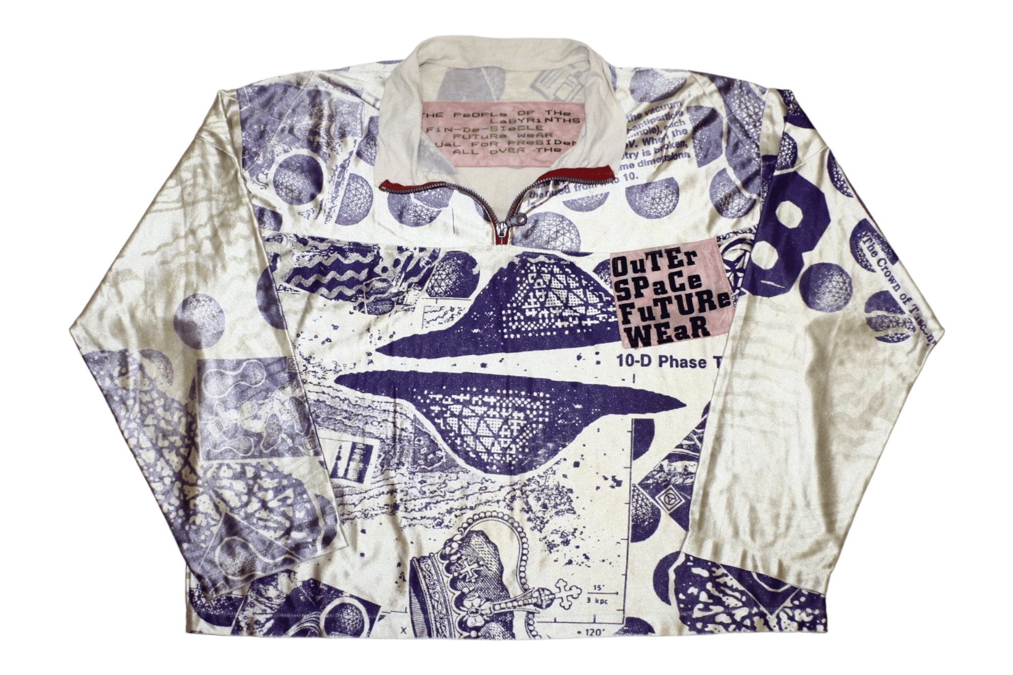 💥💥 People Of The Labyrinths Space All over print satin top