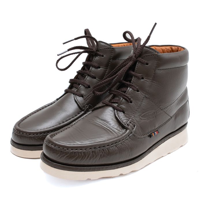 Missoni MISSONI SPORT Leather Moc Toe Boots | Grailed