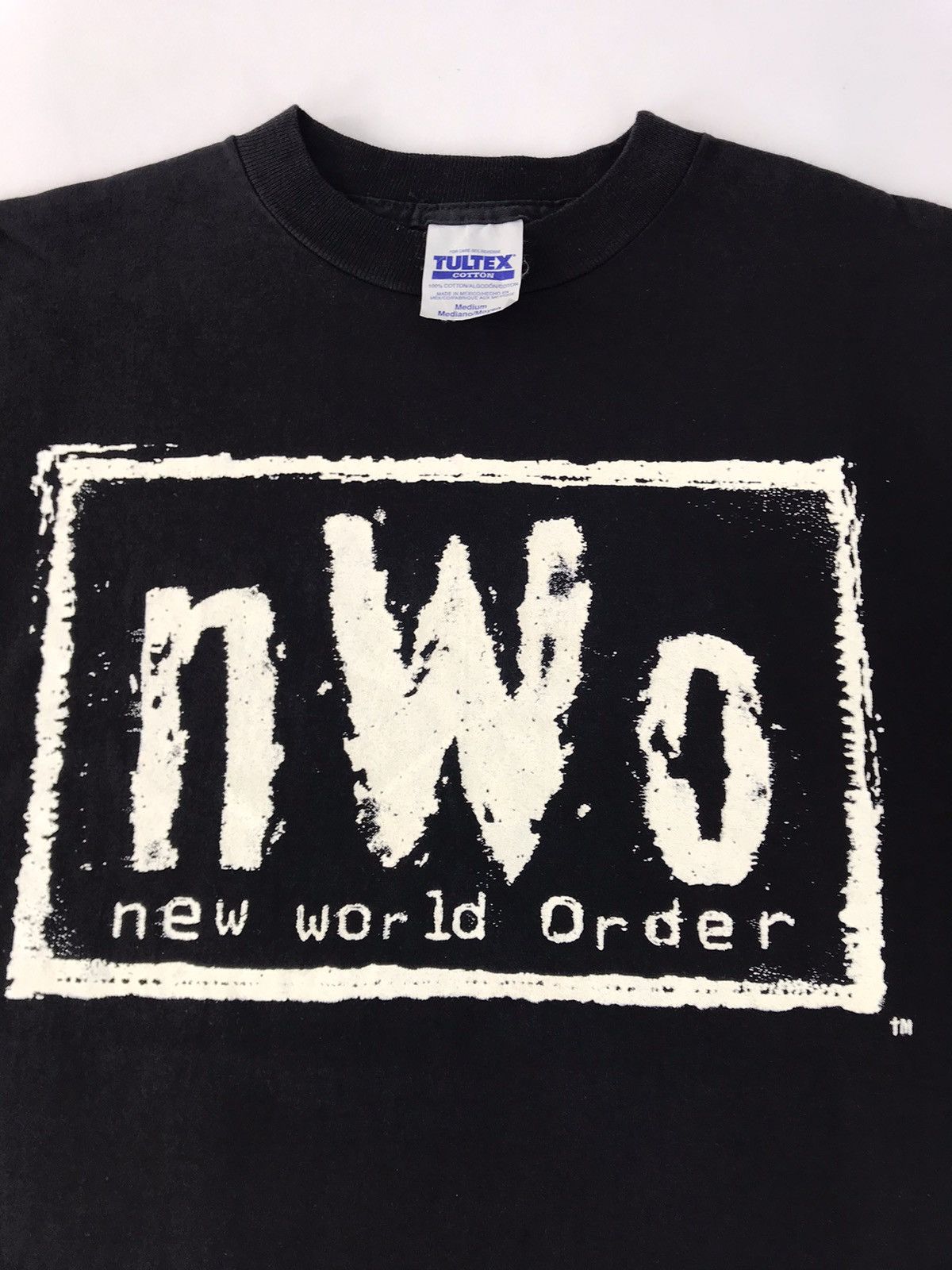 WCW/nWo Vintage 90s NWO New World Order Big Logo Spell Out Size US M / EU 48-50 / 2 - 3 Thumbnail