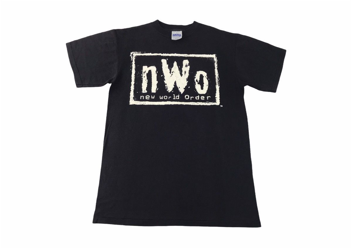 WCW/nWo Vintage 90s NWO New World Order Big Logo Spell Out Size US M / EU 48-50 / 2 - 1 Thumbnail